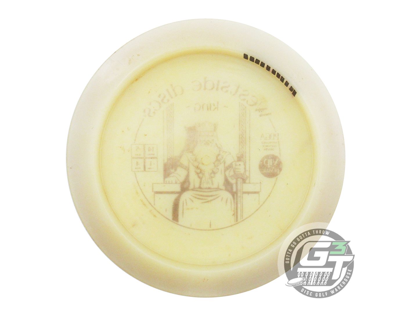 USED Westside Discs VIP King 165g Cream Gold Patina Foil Distance Driver Disc