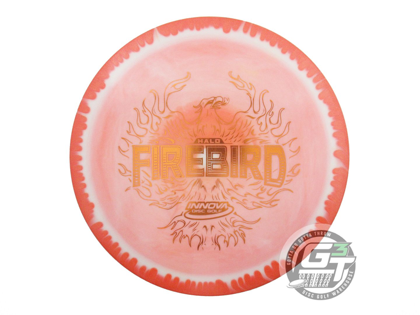 USED Innova Halo Star Firebird 175g Orange-White Distance Driver Golf Disc