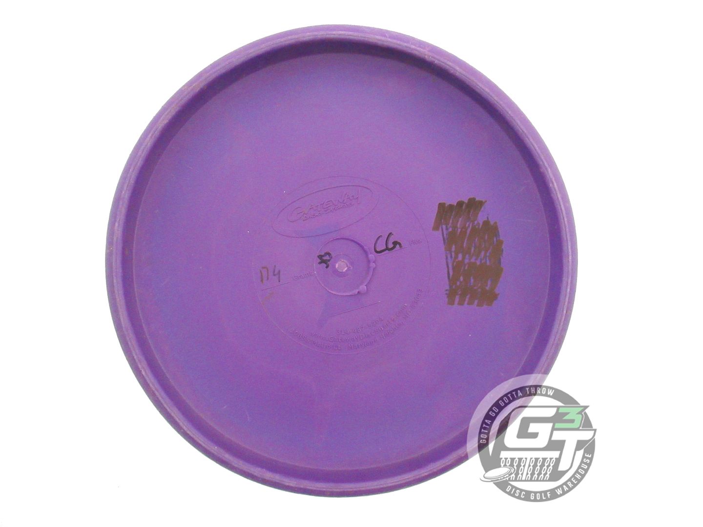 USED Above Ground Level X-OUT Woodland Madrone 174g Purple Putter Disc