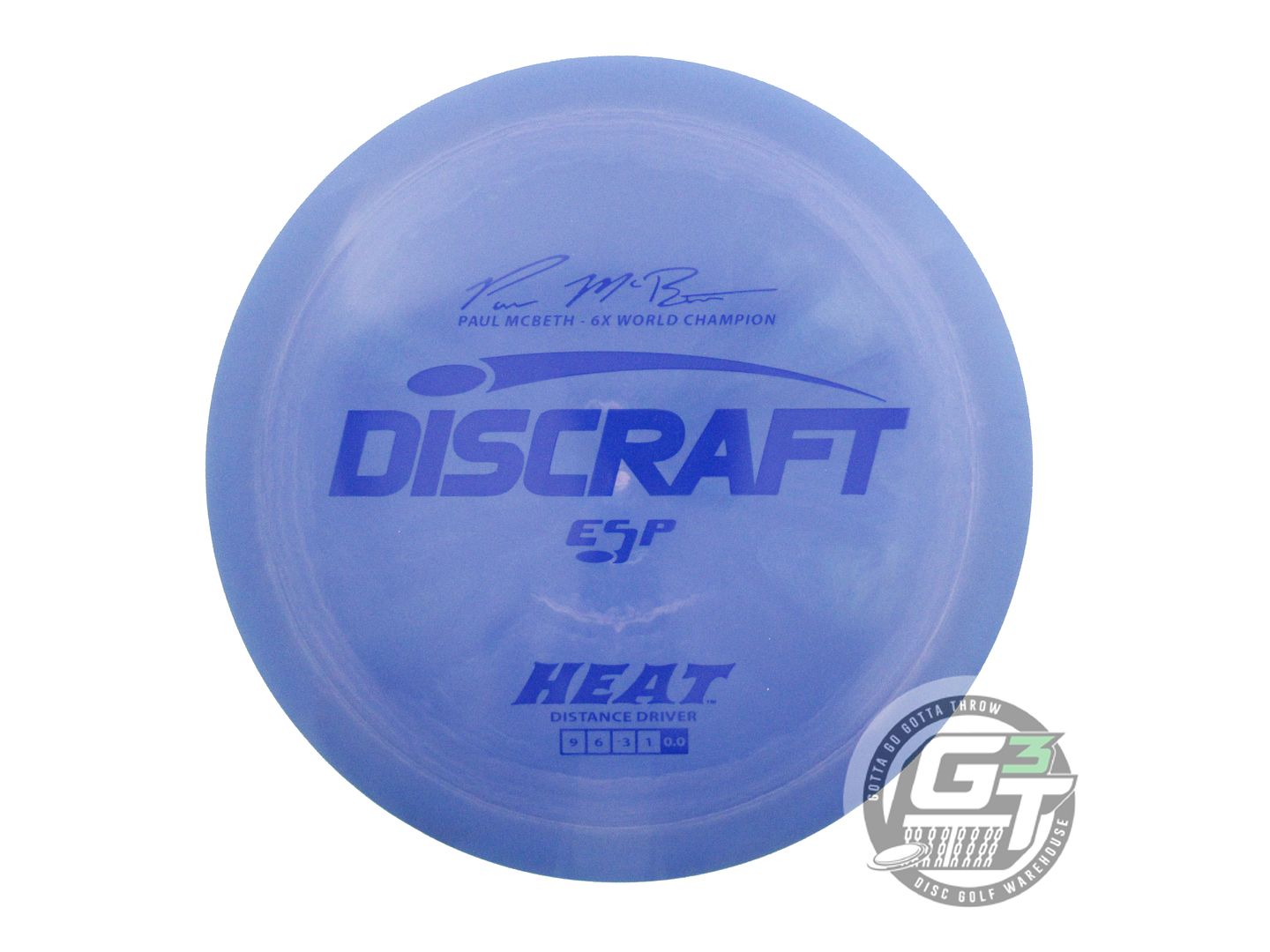 Discraft ESP Heat [Paul McBeth 6X] Distance Driver Golf Disc (Individually Listed) - Gotta Go Gotta Throw