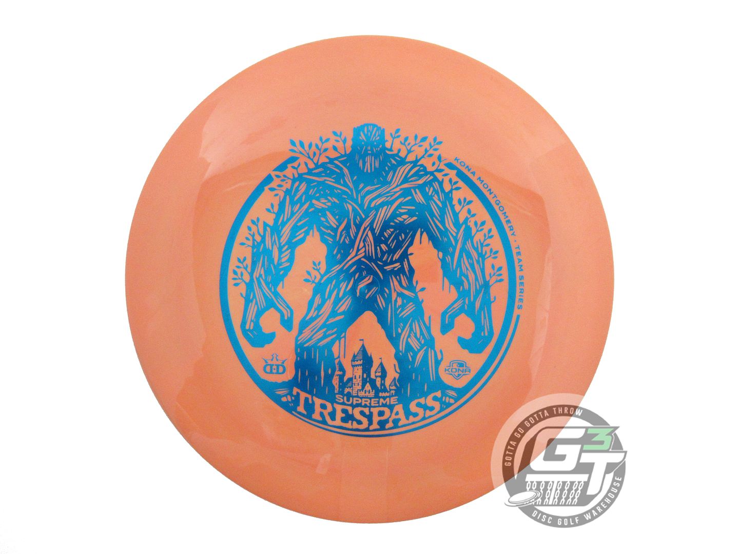 USED Dynamic Discs [MONTGOMERY] Supreme Trespass 175g Orange Driver Golf Disc