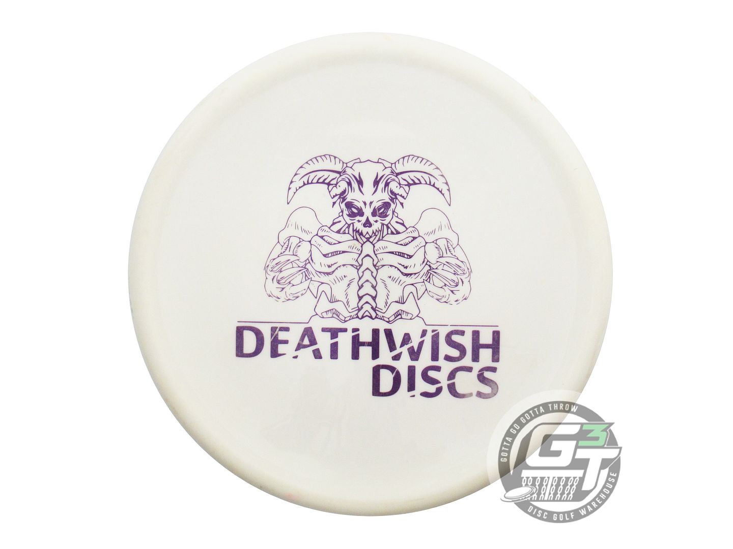 USED Kastaplast [DEATHWISH] K1 Berg 175g White Purple Stamp Putter Disc