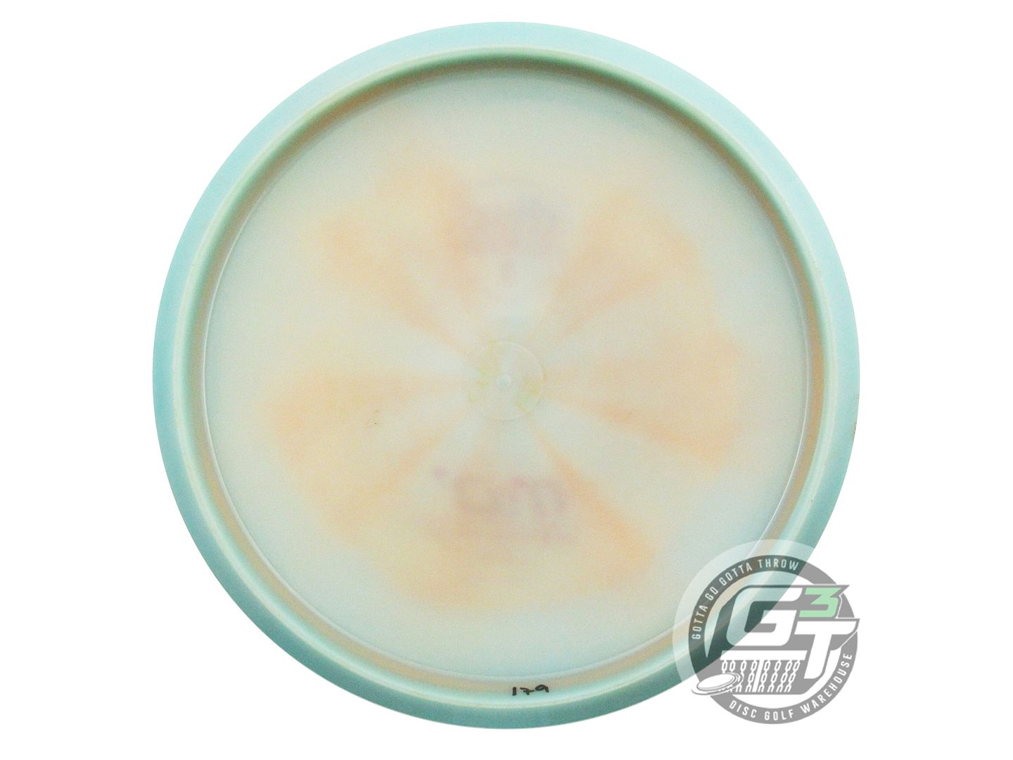 USED DiscMania Swirly S-Line MD2 179g Seafoam-Peach Midrange Golf Disc