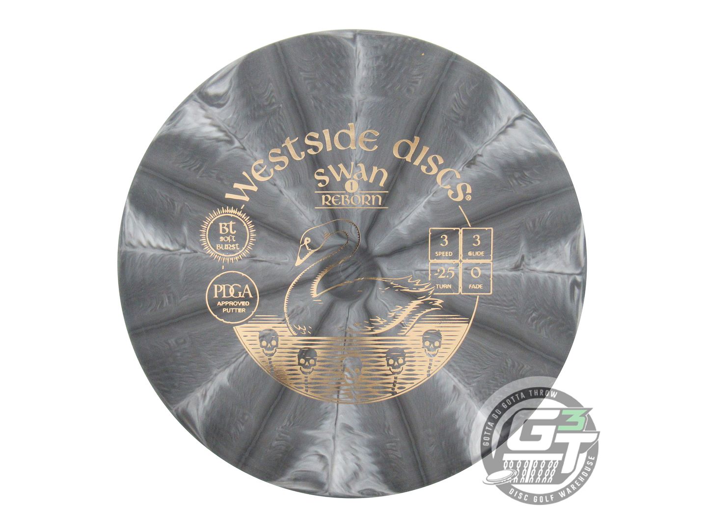Westside BT Soft Burst Swan 1 Reborn Putter Golf Disc (Individually Listed)