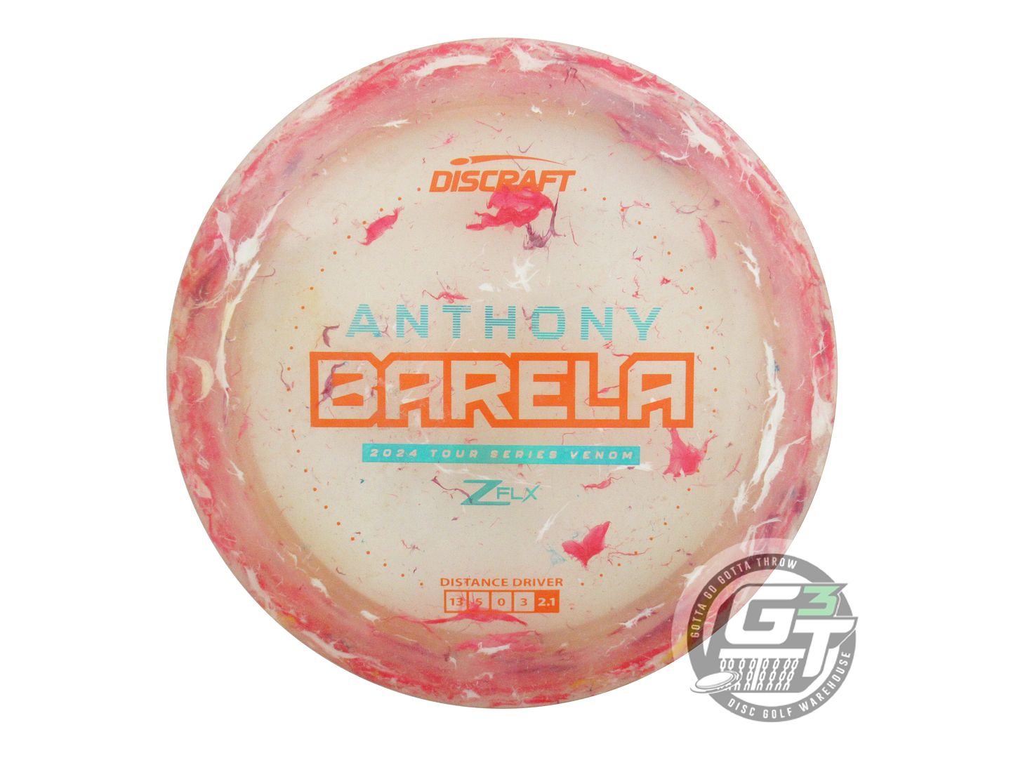 USED Discraft [BARELA] Jawbreaker Z FLX Venom 176g Orange Stamp Driver Golf Disc