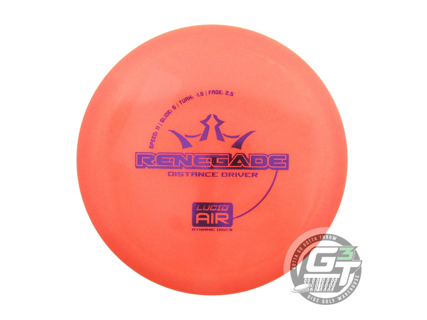 Dynamic Discs Lucid AIR Renegade Distance Driver Golf Disc (Individually Listed)
