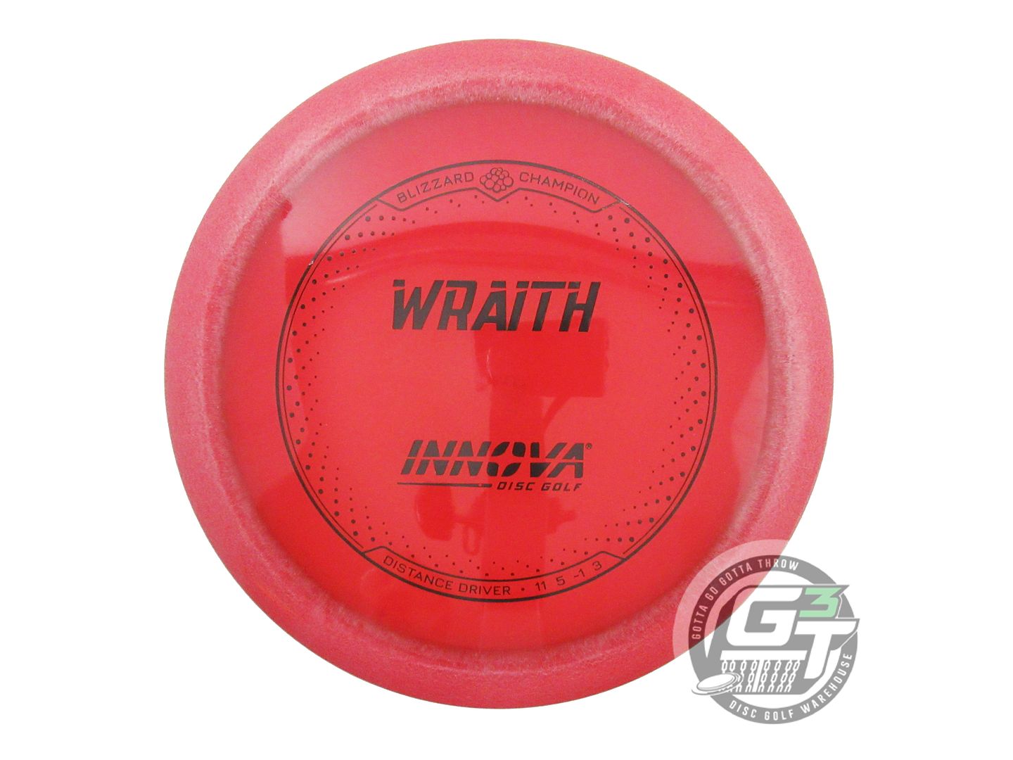 USED Innova Blizzard Wraith 158g Red Black Stamp Distance Driver Golf Disc