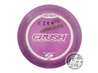 USED Discraft Z Crush 170g Purple White Stamp PFN OOP Distance Driver Golf Disc
