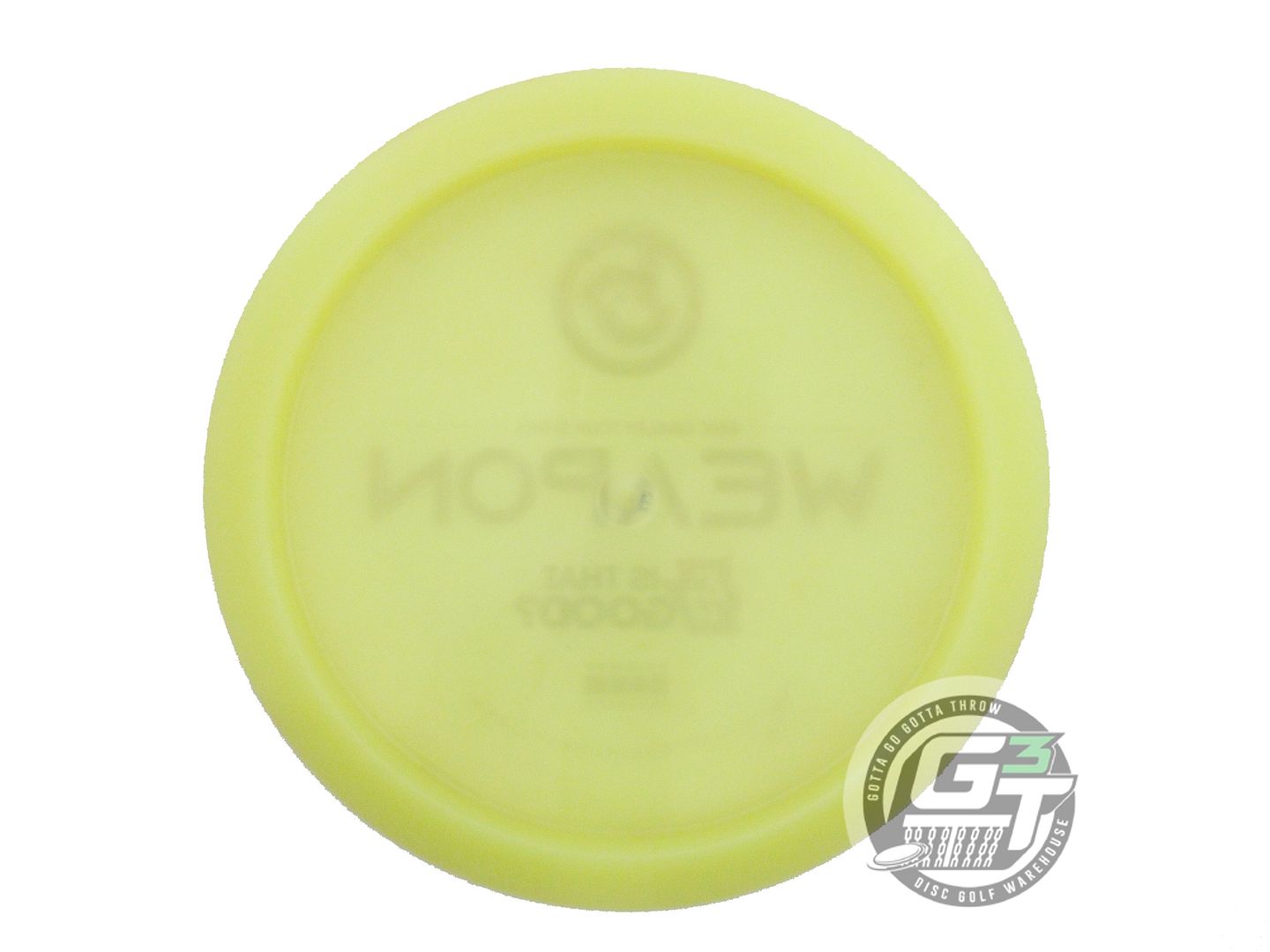 USED Birdie Disc Golf Supply [OAKLEY] Infinity Weapon 175g Yellow Driver Disc