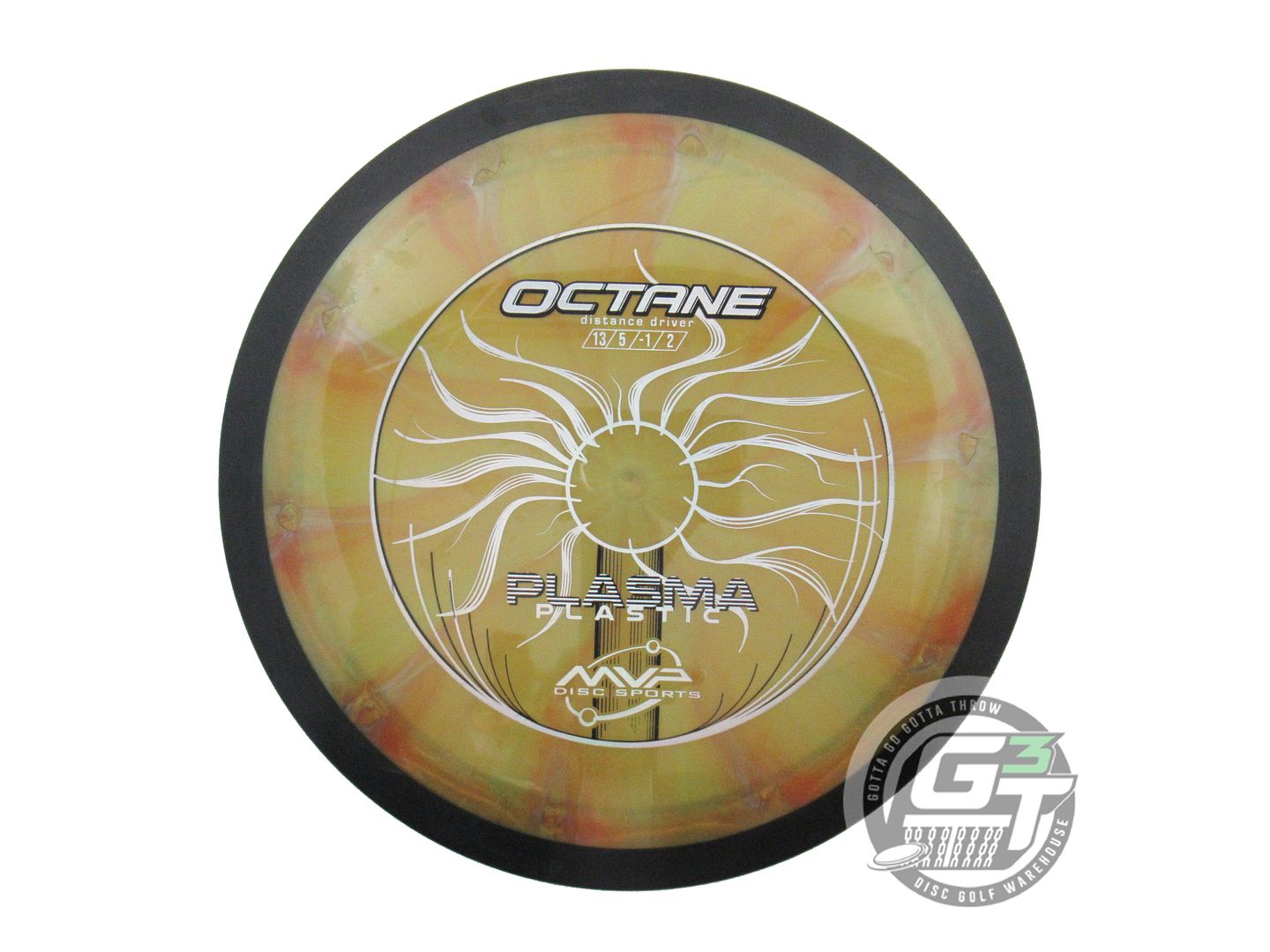 USED MVP Disc Sports Plasma Octane 174g Gold-Orange Distance Driver Golf Disc
