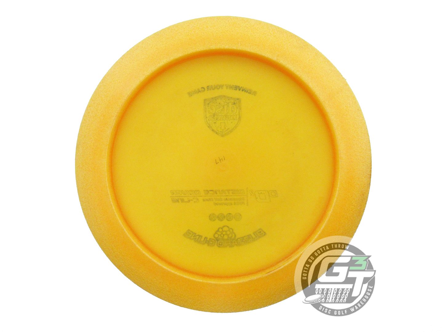 USED DiscMania Blizzard C-Line DD2 147g Marigold Black Stamp OOP Driver Disc