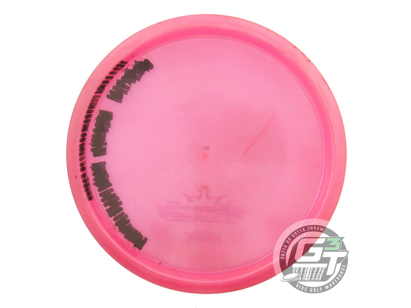 USED Dynamic Discs [CLEMONS] Glimmer Lucid-X Verdict 180g Pink Midrange Disc