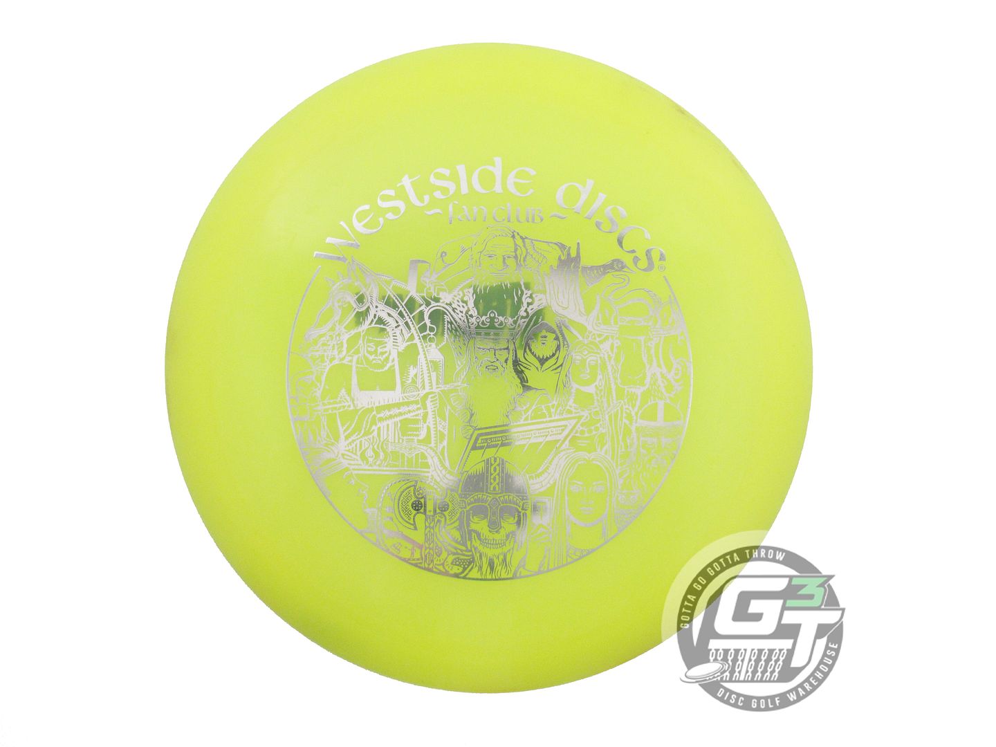 USED Westside Discs VIP Underworld 176g Yellow Silver Foil Fairway Driver Disc