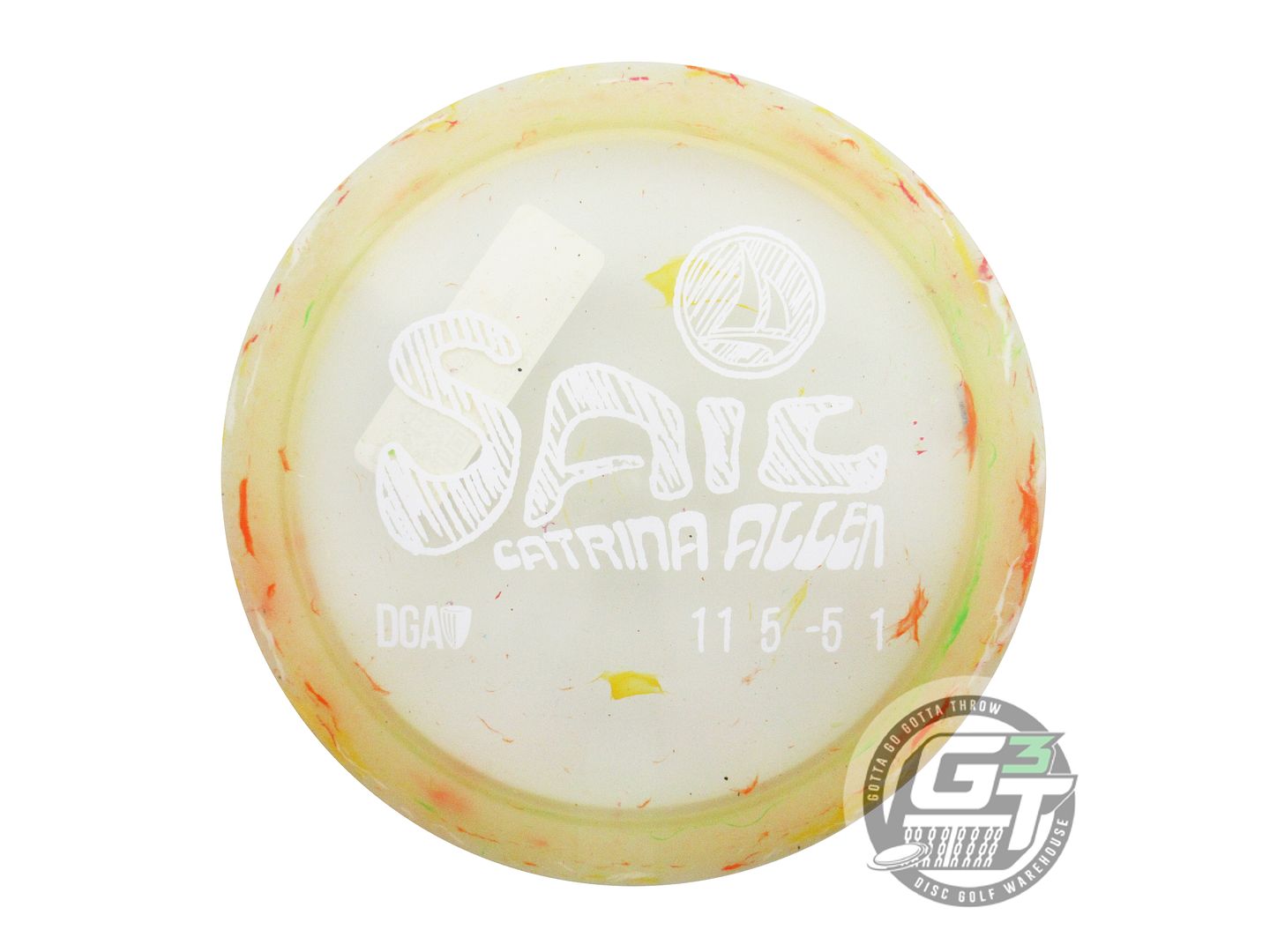 DGA Limited Edition 2025 Tour Series Catrina Allen Granite Blend Sail Distance Driver Golf Disc (Individually Listed)