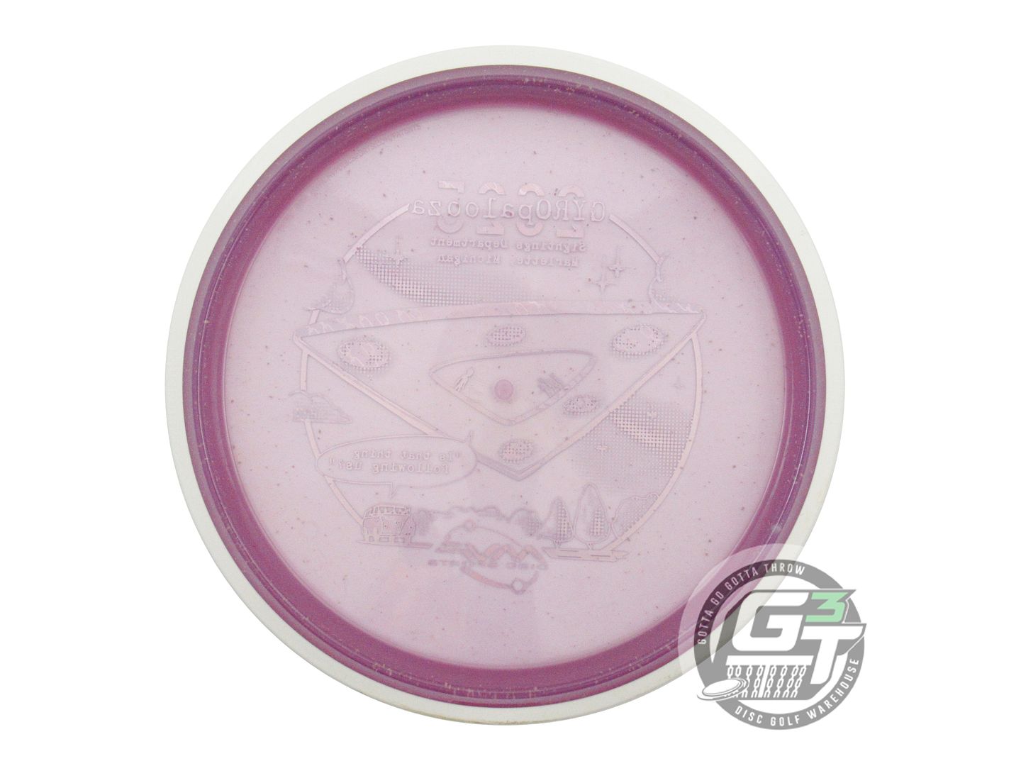 USED Axiom Discs [GYROPALOOZA] Particle Glow Proton Pyro 177g Purp Midrange Disc
