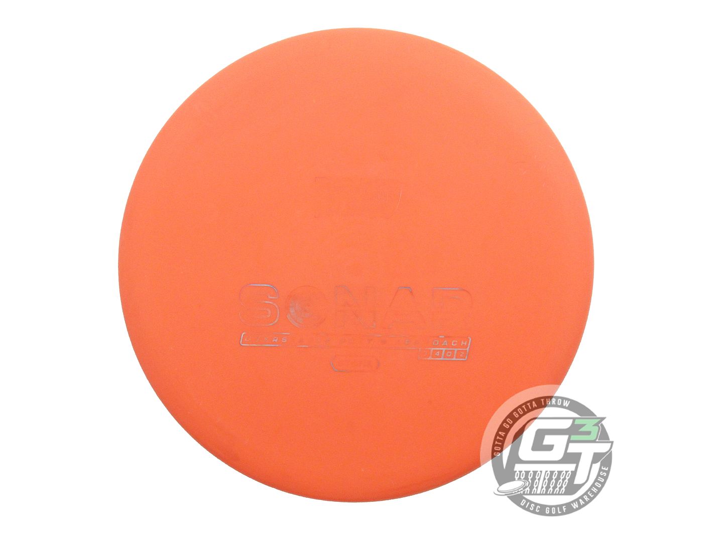 USED DGA Stone Line Sonar 177g Orange Silver Foil Midrange Golf Disc