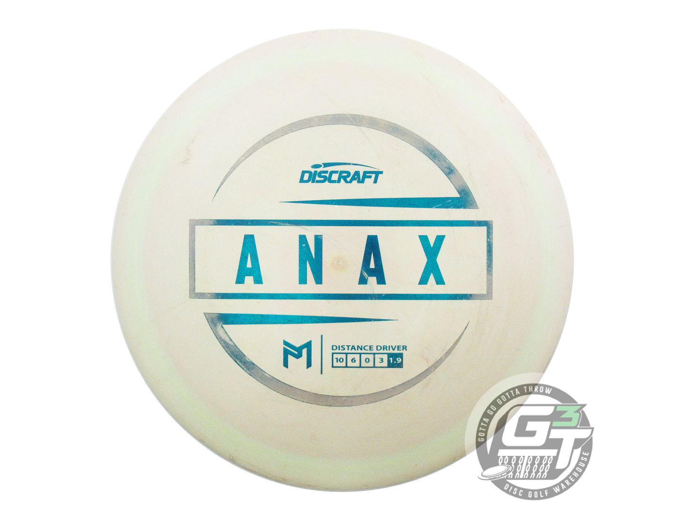 USED Discraft [McBETH] ESP Anax 174g Lime-Pink Teal Foil Driver Golf Disc