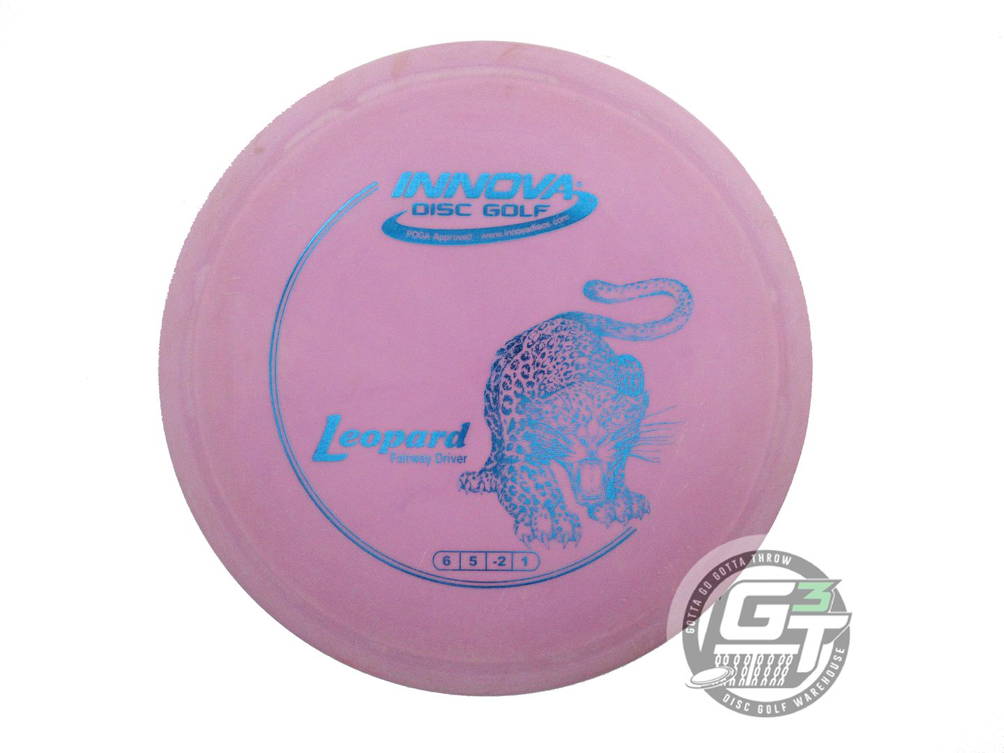 USED Innova DX Leopard 171g Lilac Blue Foil Fairway Driver Golf Disc