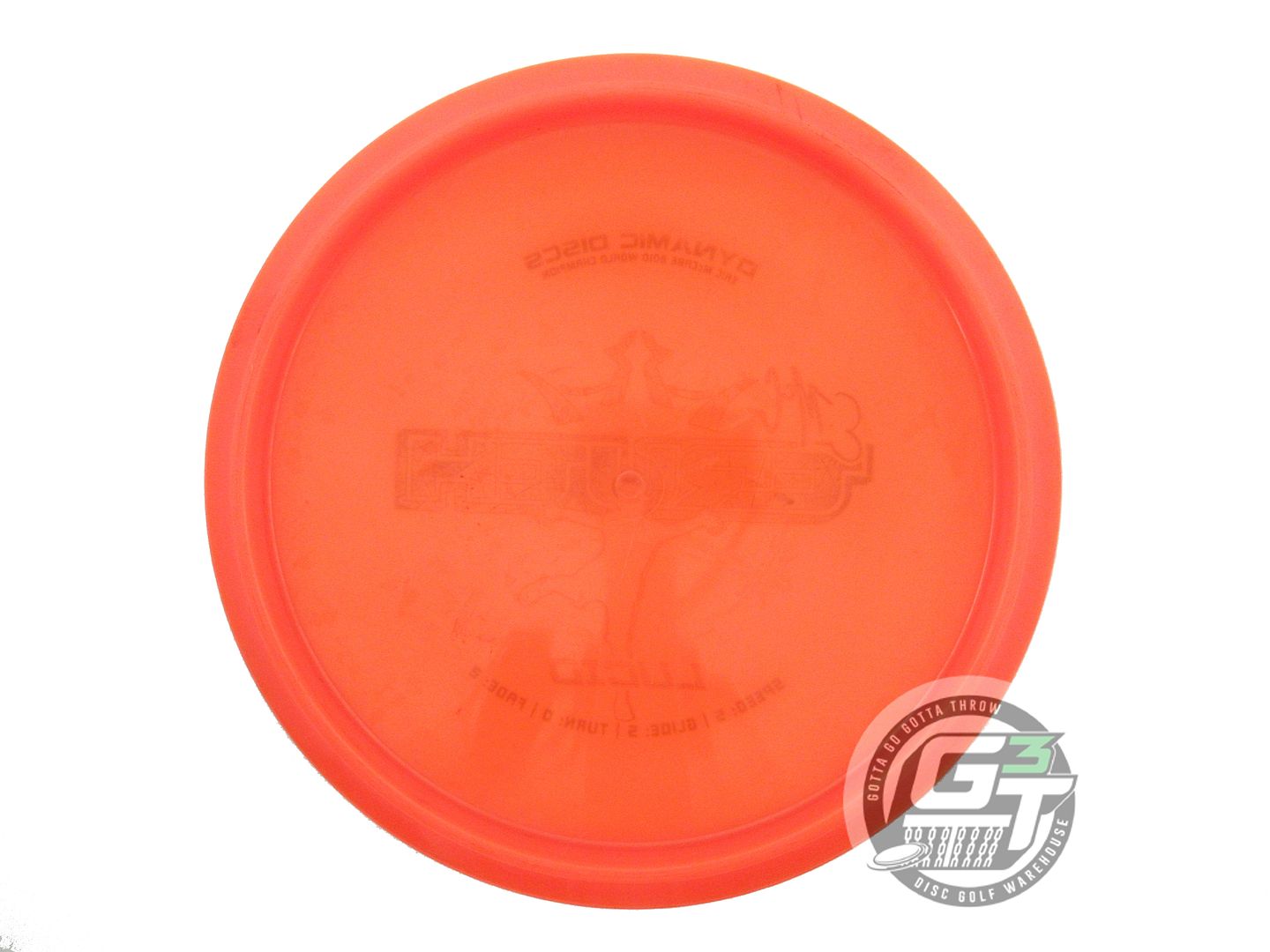 USED Dynamic Discs Lucid EMAC Truth 180g Orange Green Foil Midrange Golf Disc