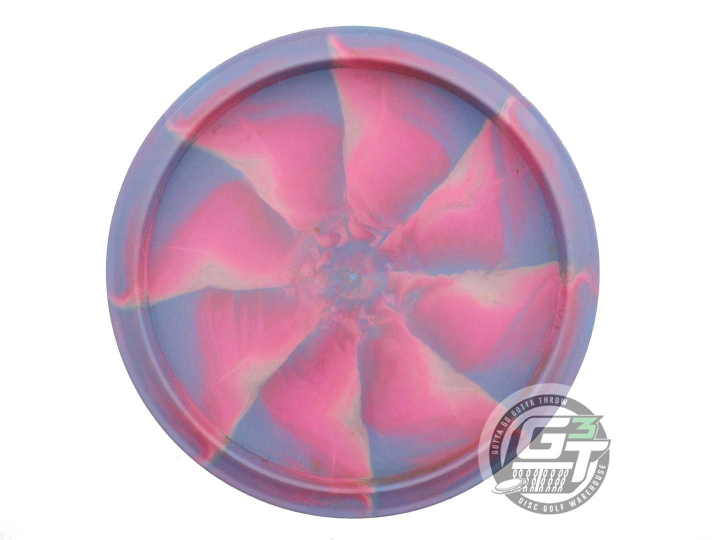 USED Discraft [PIERCE] ESP Passion 166g Blue-Pink Teal Flower Driver Golf Disc