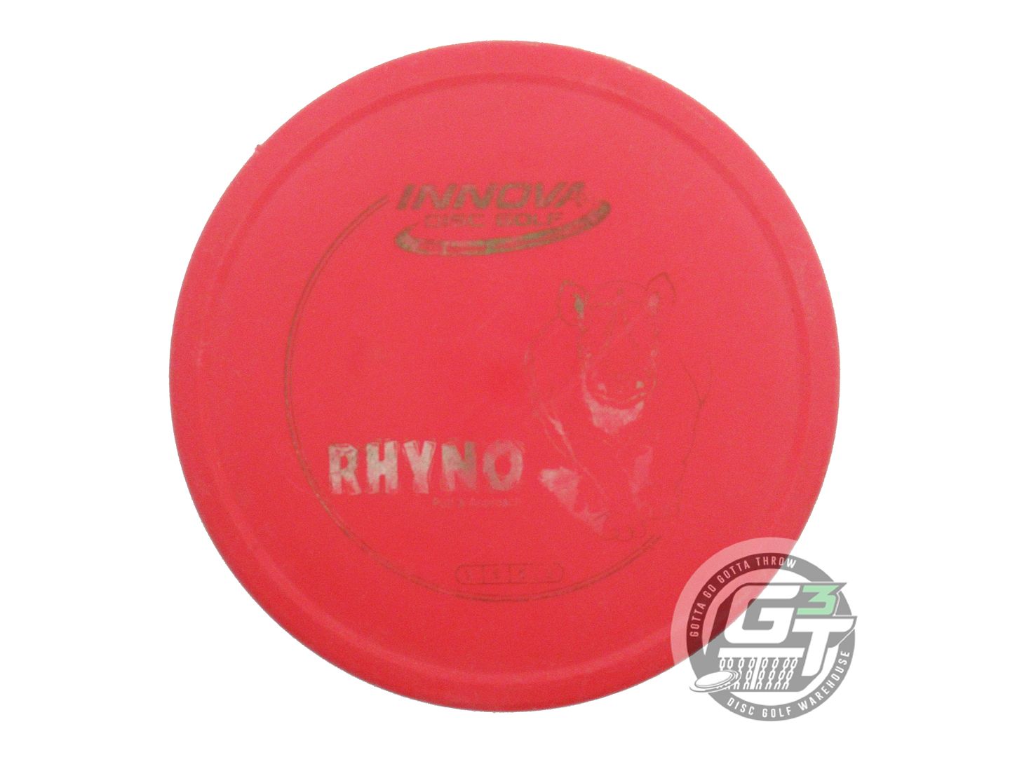 USED Innova DX Rhyno 173g Red Silver Foil Putter Golf Disc