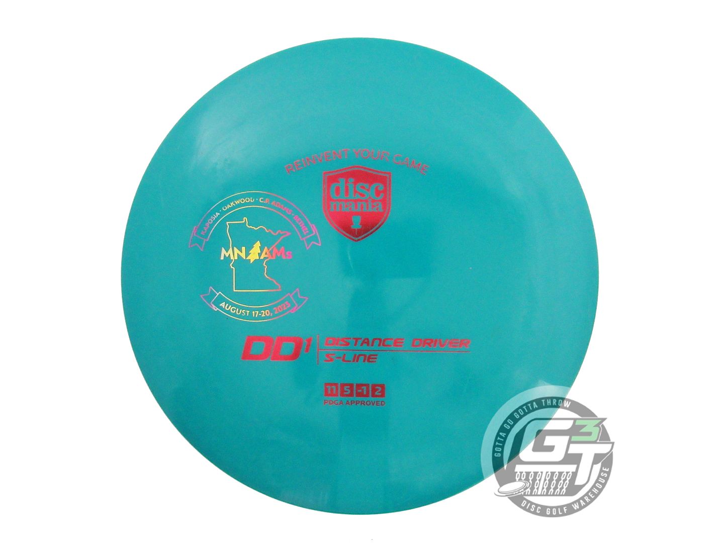 USED DiscMania S-Line DD1 175g Green Red Foil Distance Driver Golf Disc