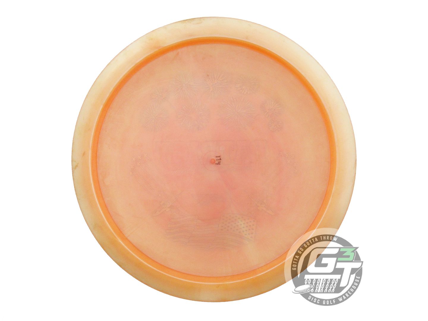 USED Legacy Discs Pinnacle Patriot 174g Peach Green Foil Fairway Driver Disc