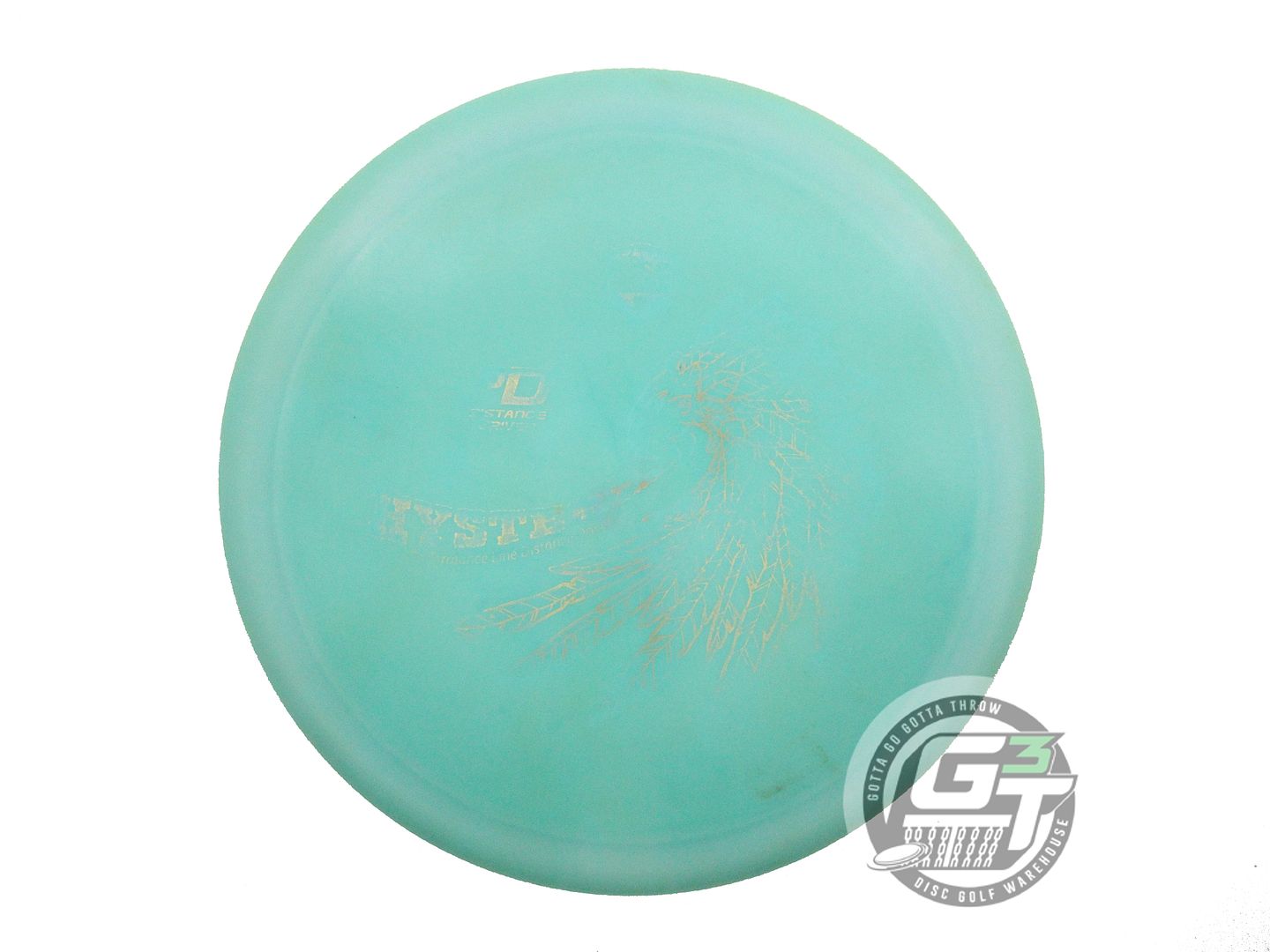 USED DiscMania P-Line DD 168g Seafoam Gold Foil Distance Driver Golf Disc