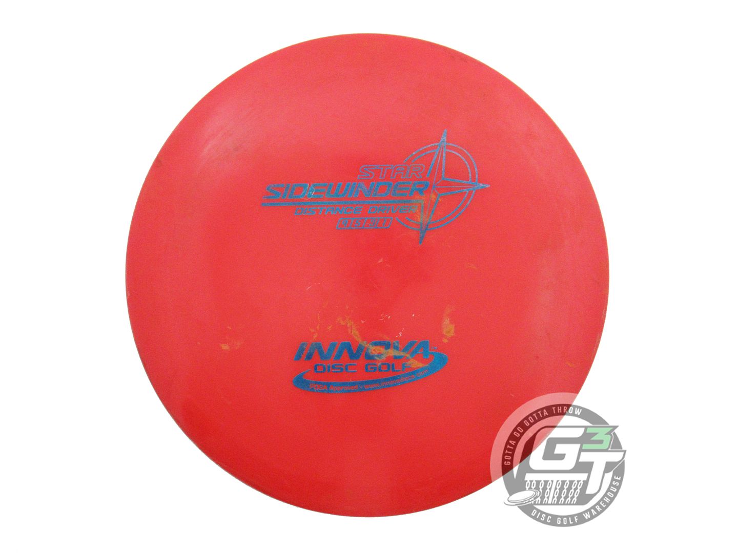 USED Innova Star Sidewinder 172g Red Blue Foil Distance Driver Golf Disc