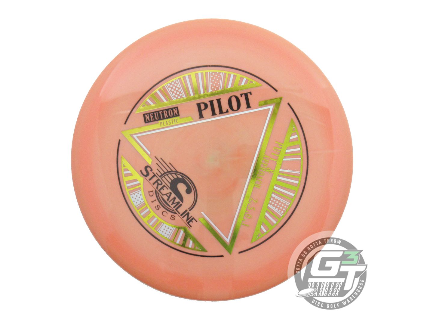 USED Streamline Discs Neutron Pilot 172g Peach Putter Golf Disc