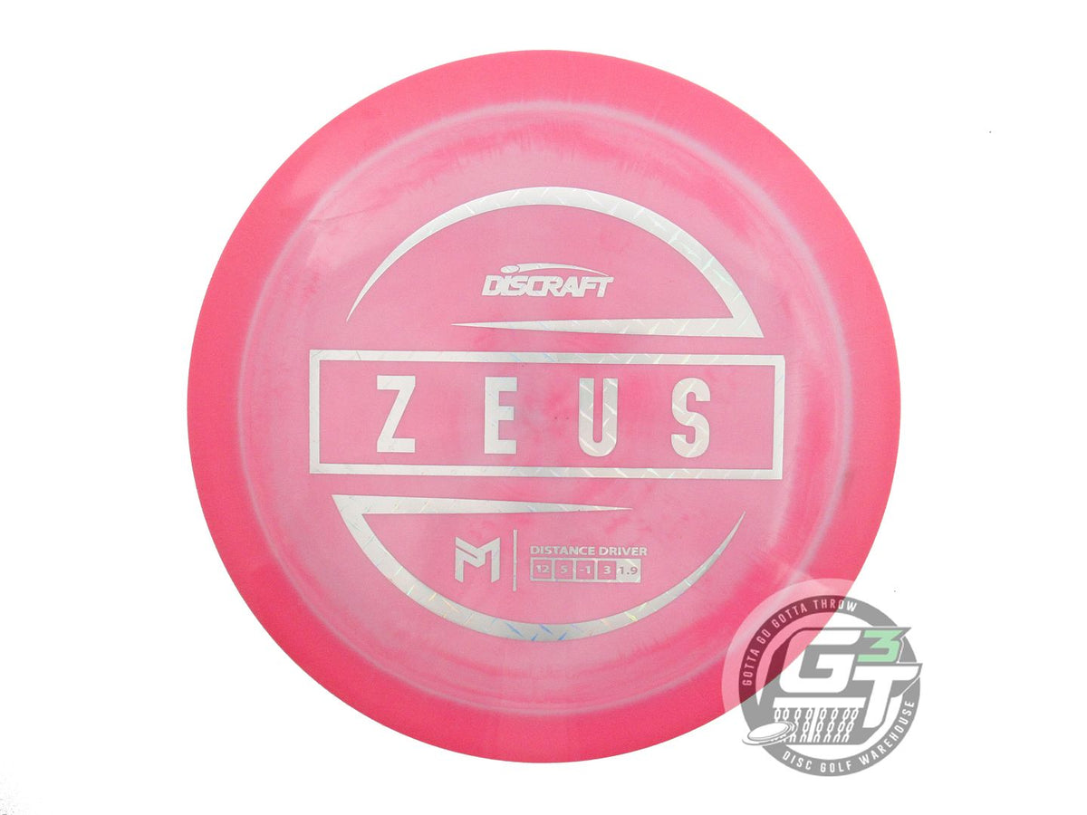 USED Discraft [McBETH] ESP Zeus 175g Pink-Lilac Diamond Plate Driver G ...