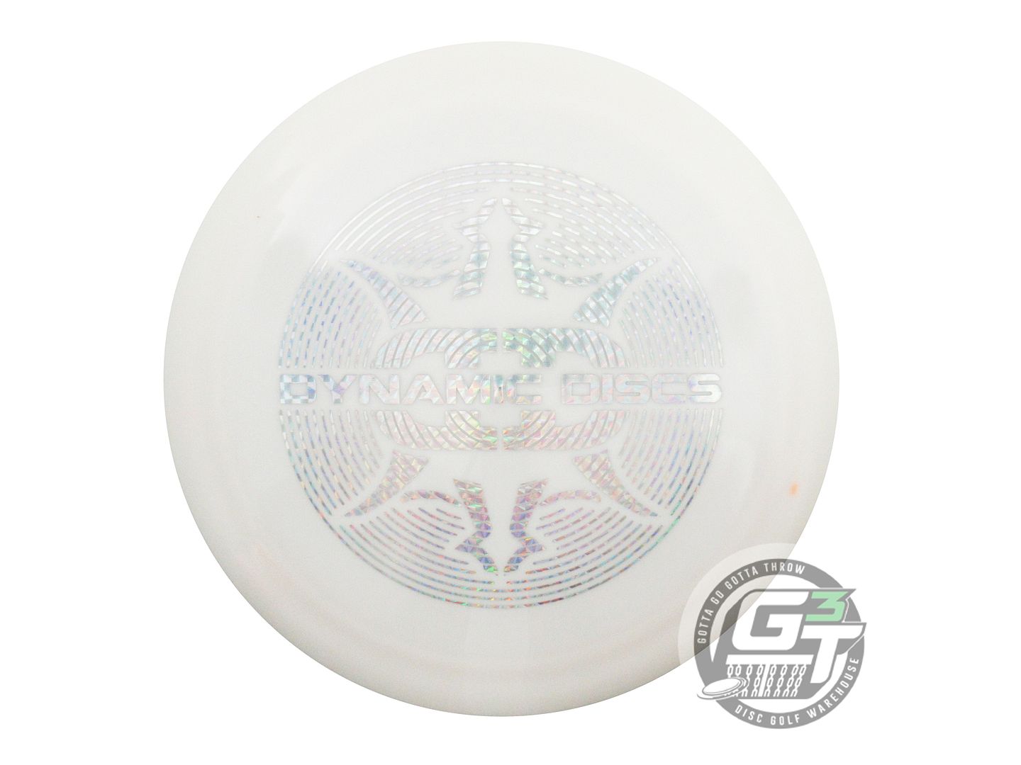 USED Dynamic Discs MIRROR Fuzion Raider 173g White Silver Prism Foil Driver Disc