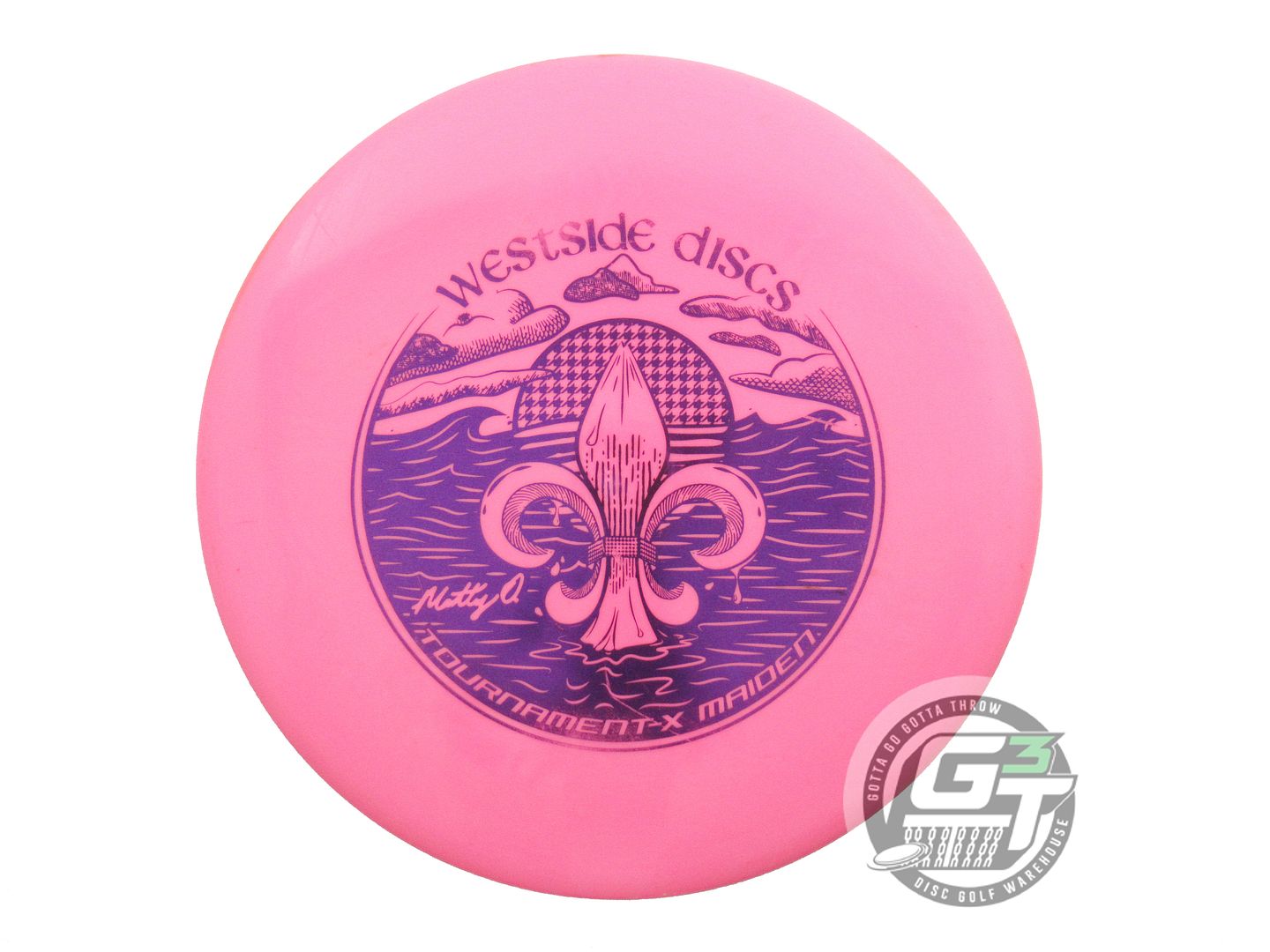USED Westside Discs [ORUM] Tournament-X Maiden 174g Pink Midrange Golf Disc