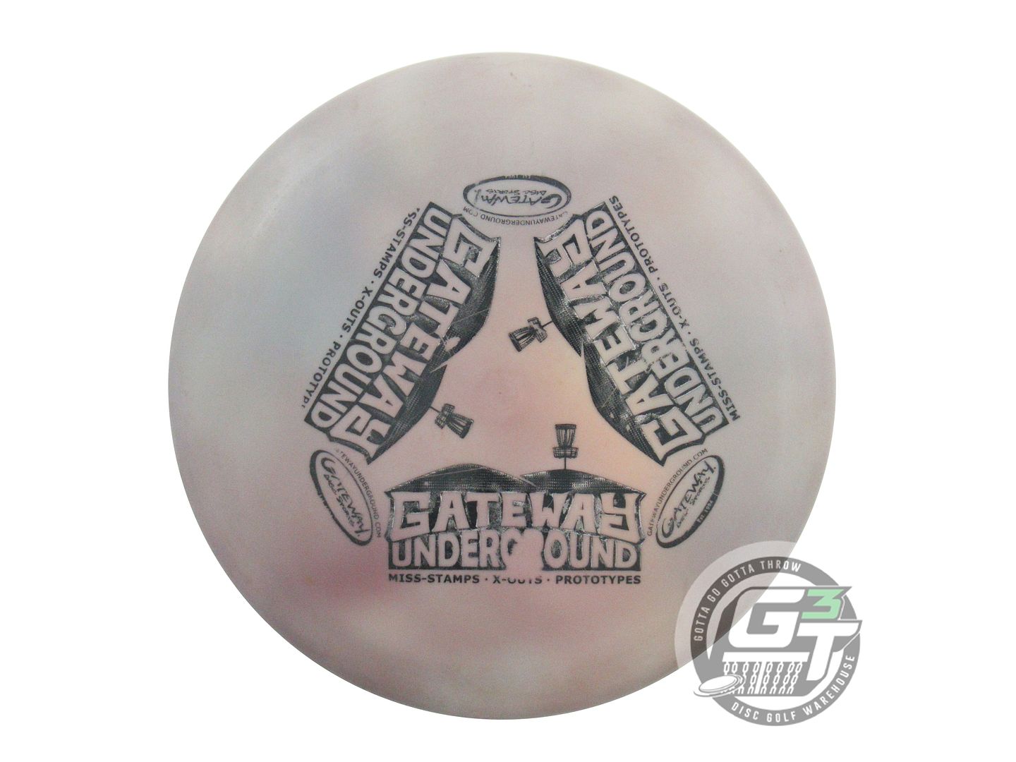 USED Gateway X-OUT Platinum Wizard 175g HOME DYED Putter Golf Disc