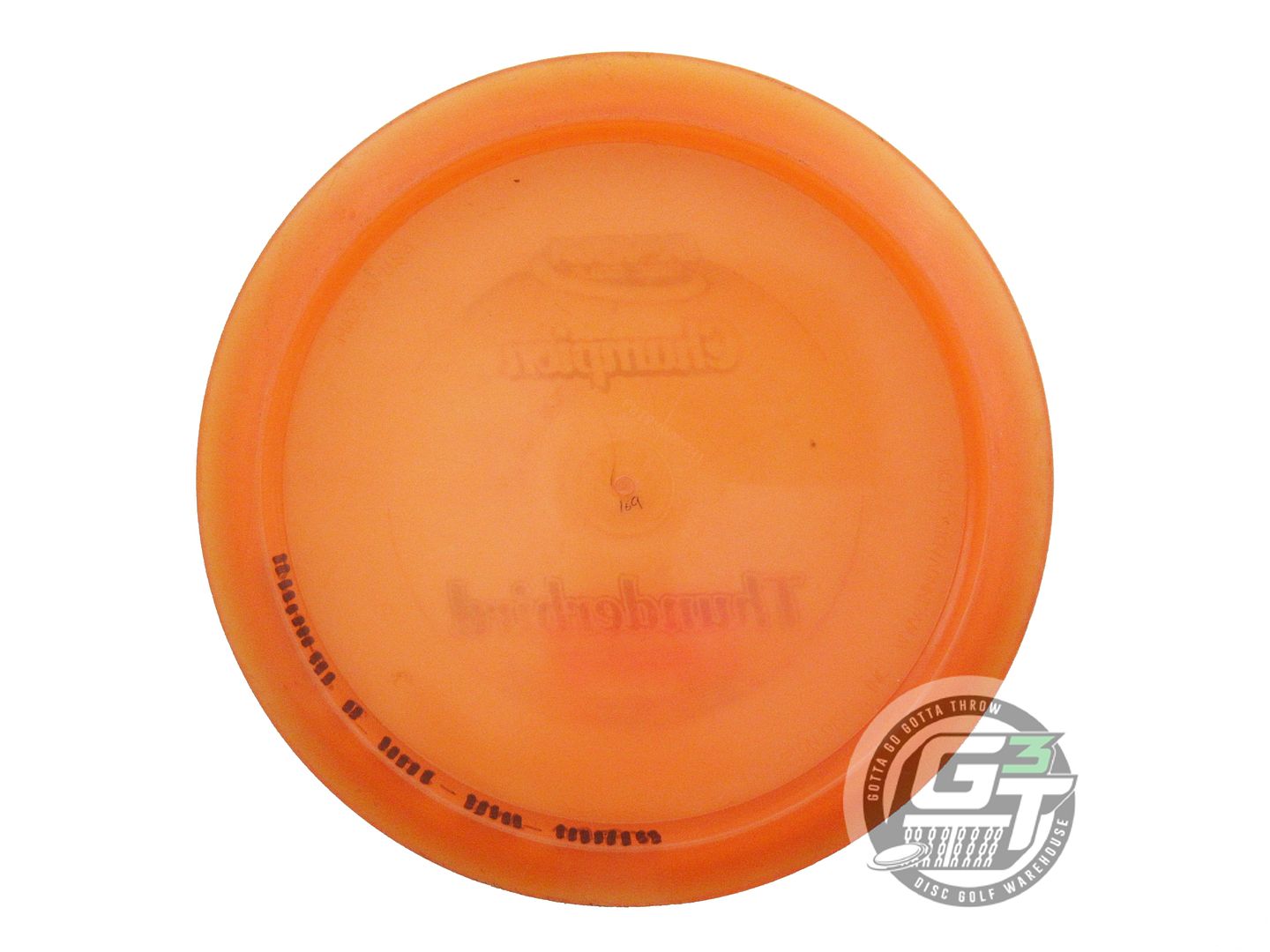 USED Innova Champion Thunderbird 169g Orange Wiped Stamp Distance Driver Disc