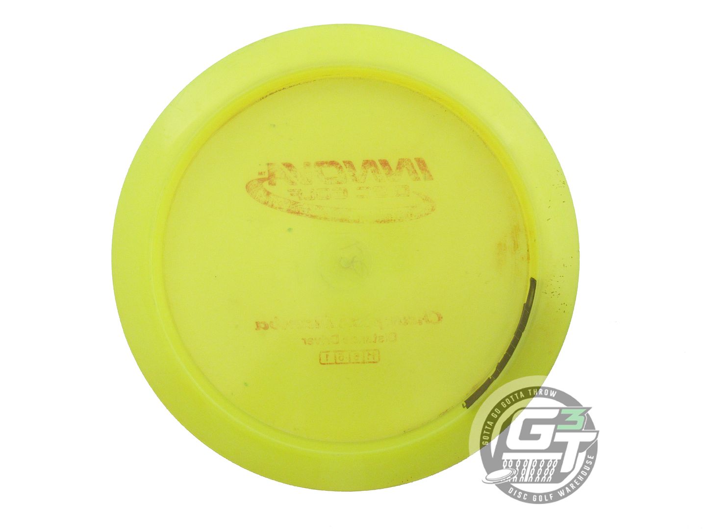 USED Innova Champion Mamba 175g Yellow Wiped Stamp Distance Driver Golf Disc