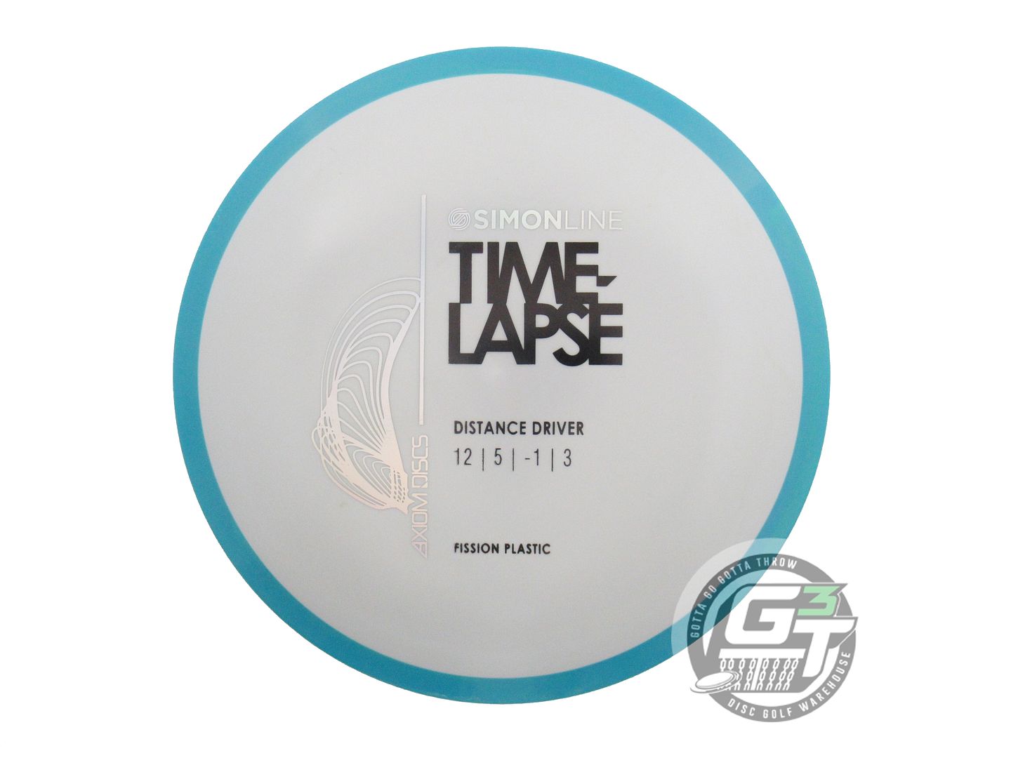USED Axiom Discs Fission Time Lapse 159g Gray Teal Rim Driver Golf Disc
