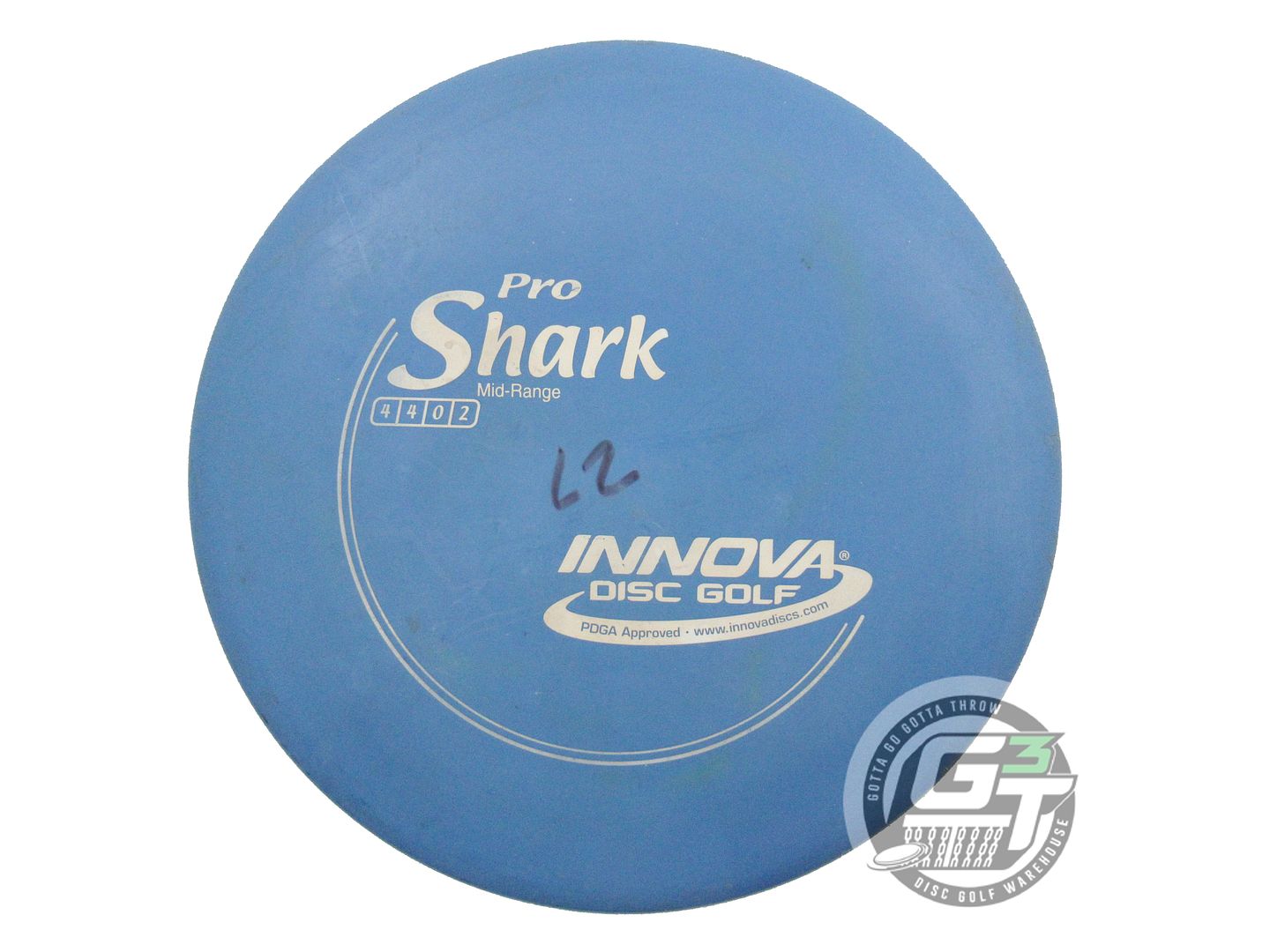 USED Innova Pro Shark 167g Blue White Stamp OOP Midrange Golf Disc