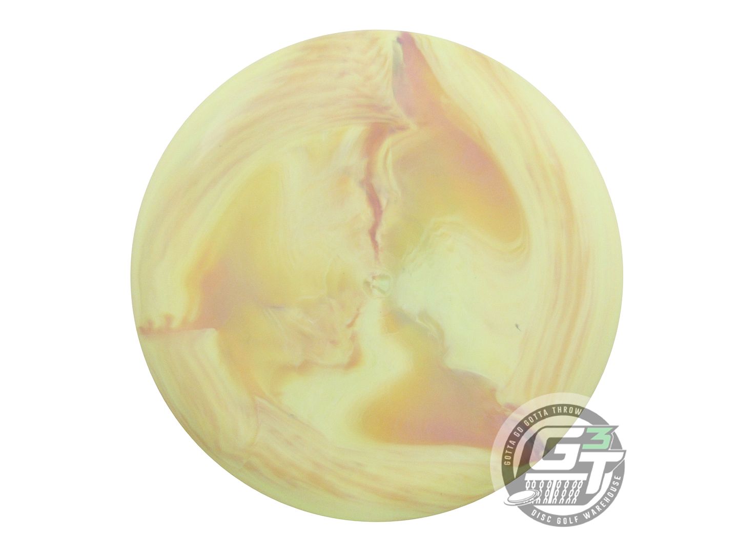 USED Discraft [LEDGESTONE] ESP Challenger 176g Yellow-Pink Putter Golf Disc