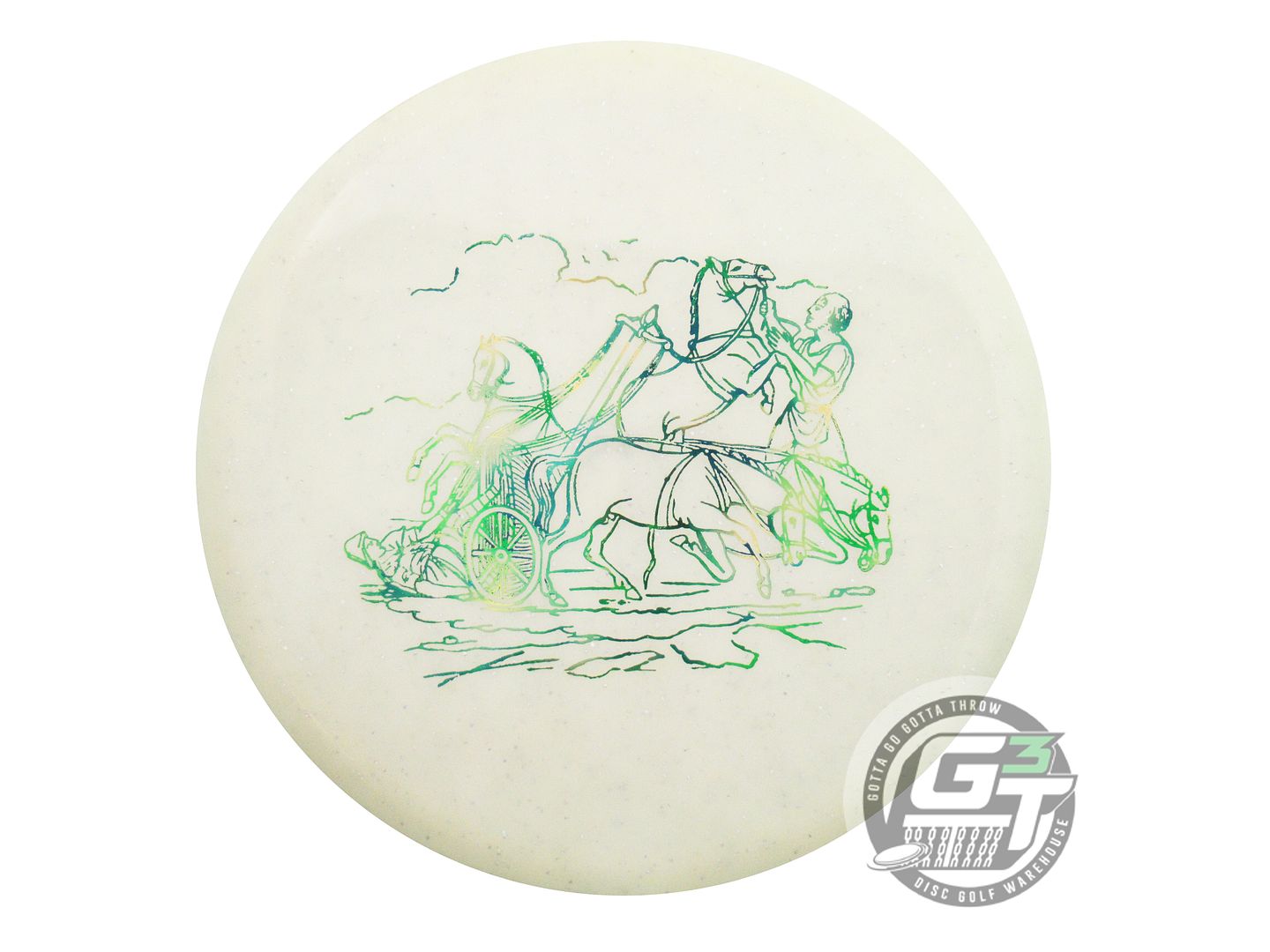 USED Infinite MF Glow C-Blend Chariot 175g White Cloud Foil Midrange Golf Disc
