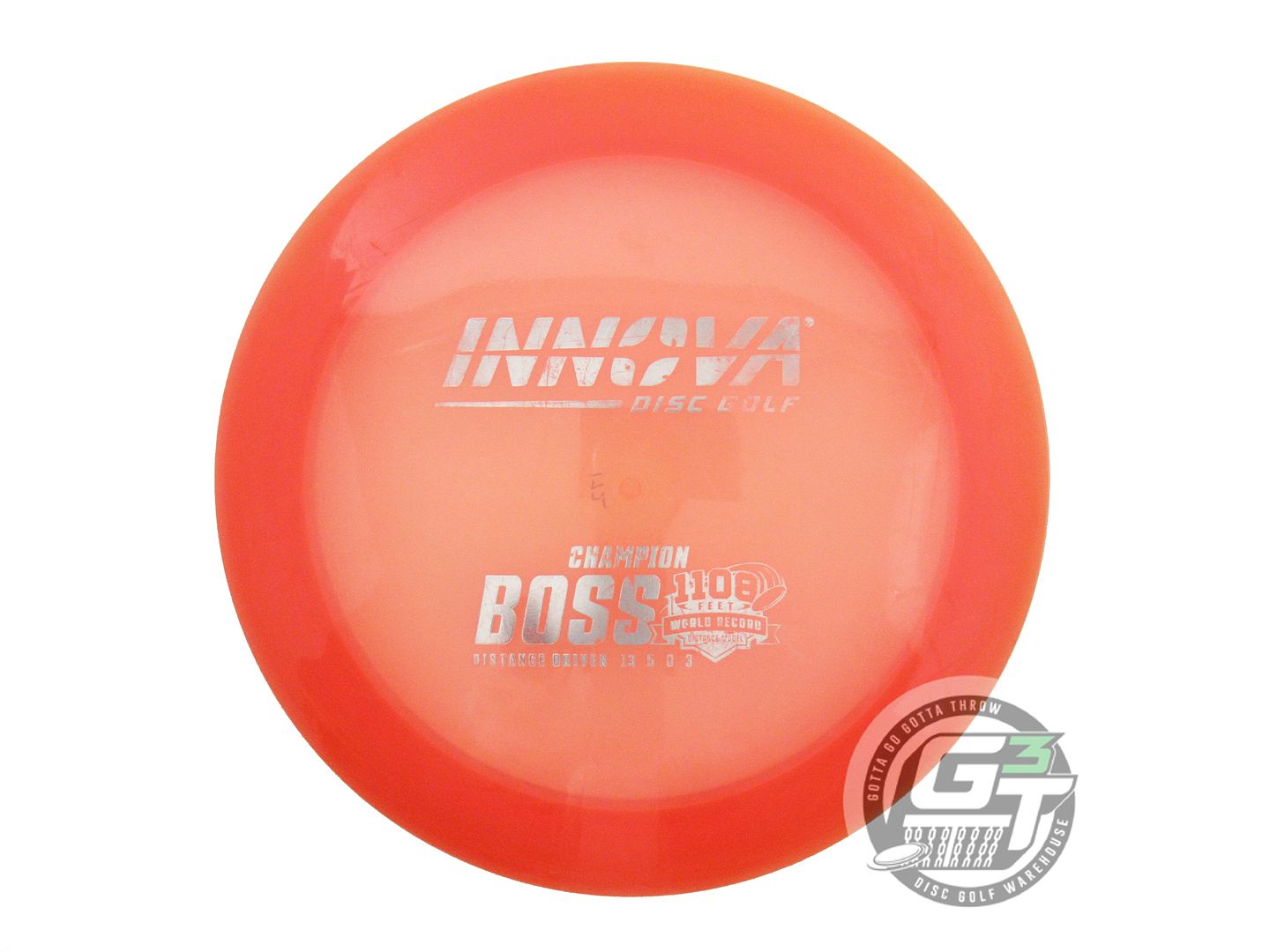 USED Innova Champion Boss 172g Orange Silver Foil Distance Driver Golf Disc