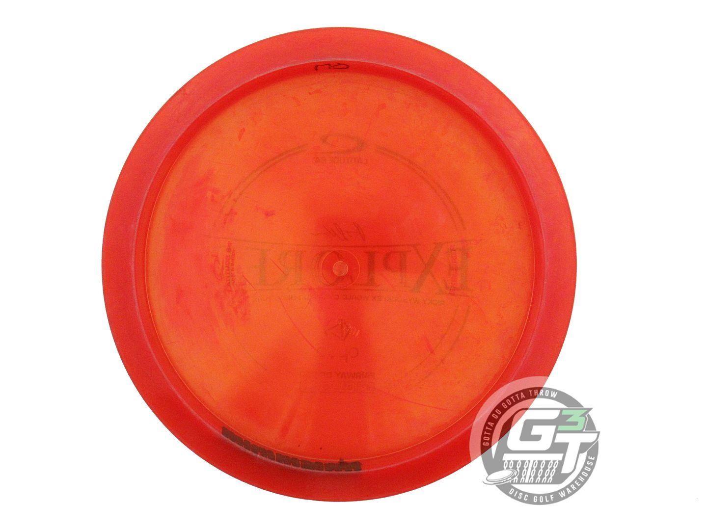 USED Latitude 64 Opto Explorer 170g Red Silver Stamp Distance Driver Golf Disc