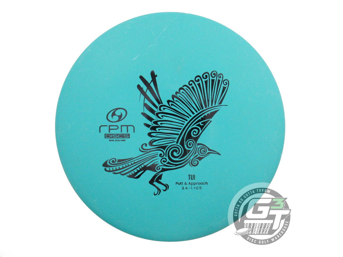 USED RPM Discs Strata Tui 175g Green Black Stamp Putter Golf Disc