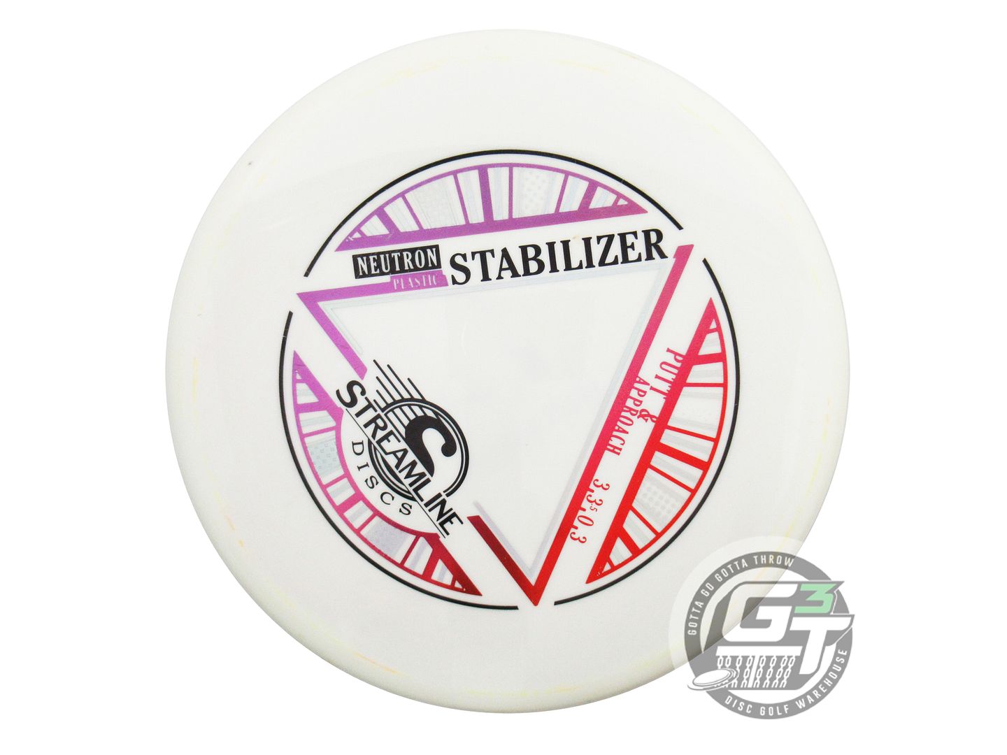 USED Streamline Discs Neutron Stabilizer 173g White A Putter Golf Disc