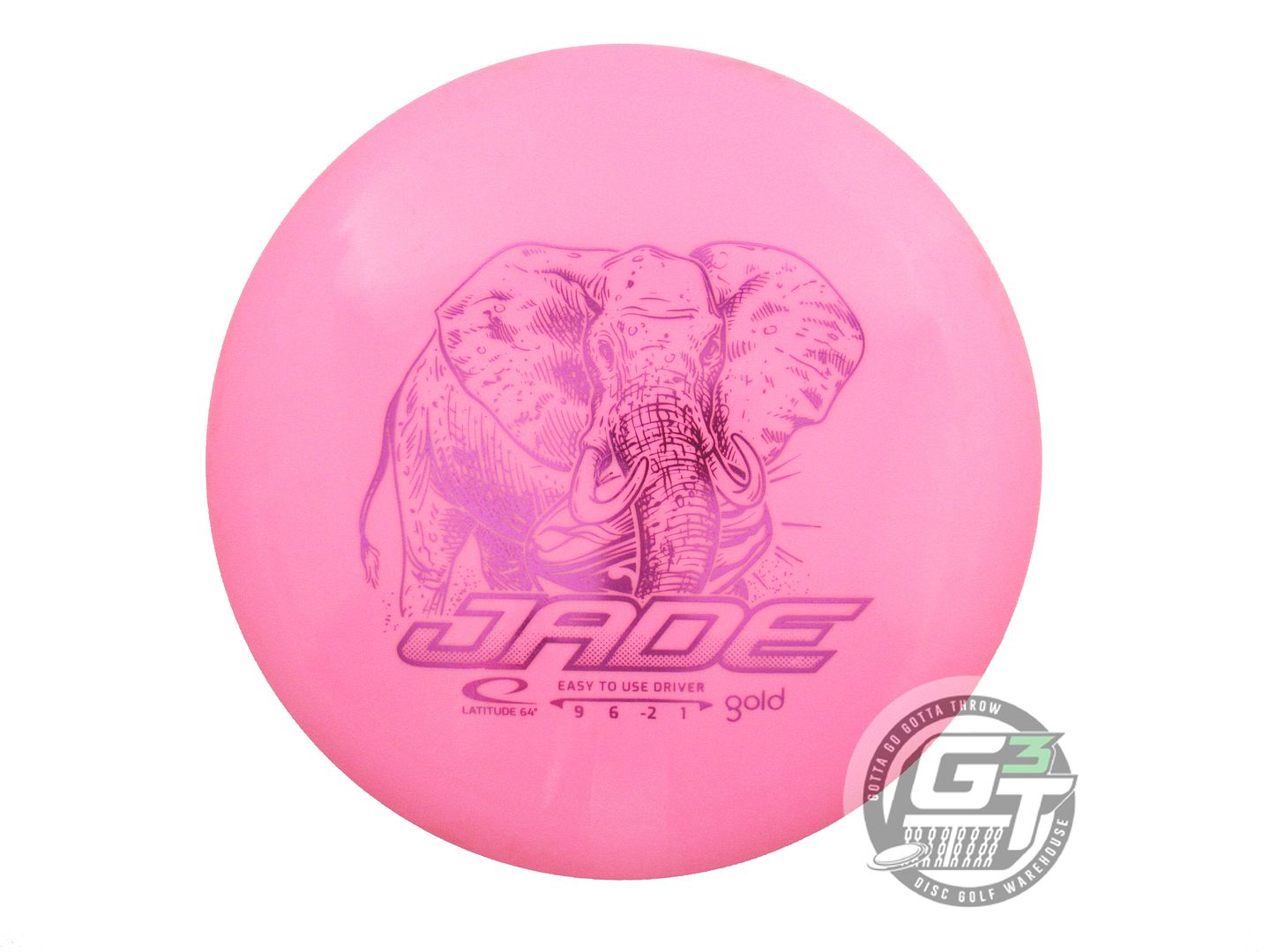 USED Latitude 64 Gold Jade 159g Pink Magenta Foil Fairway Driver Golf Disc