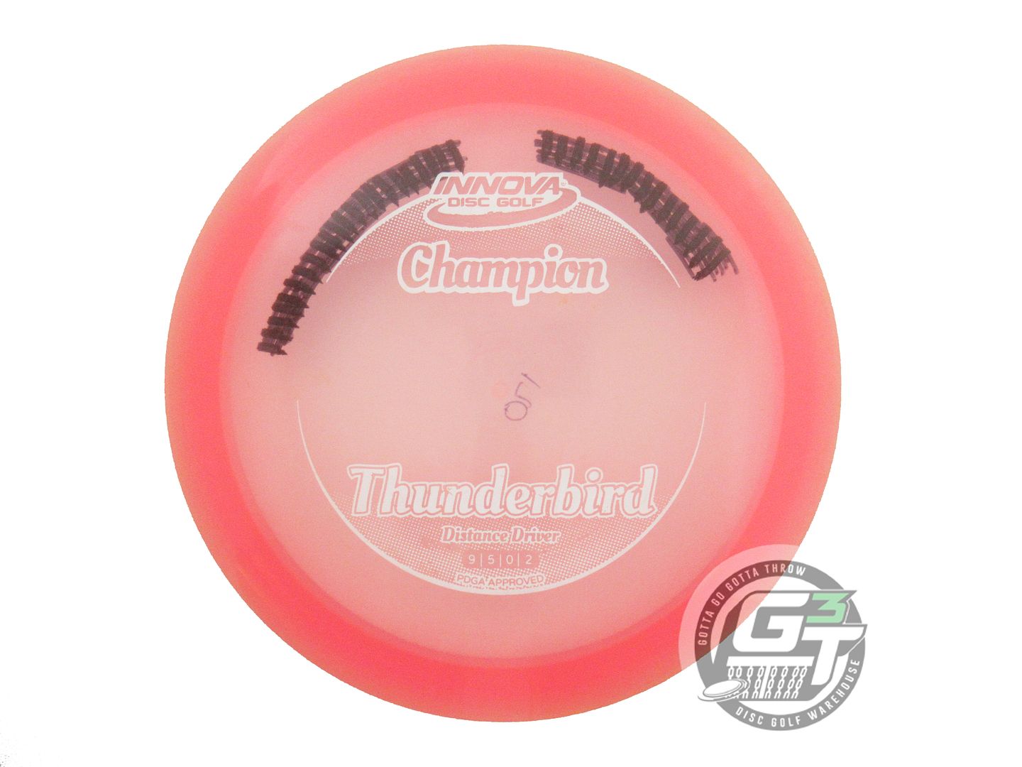 USED Innova Champion Thunderbird 170g Pink White Stamp Distance Driver Golf Disc