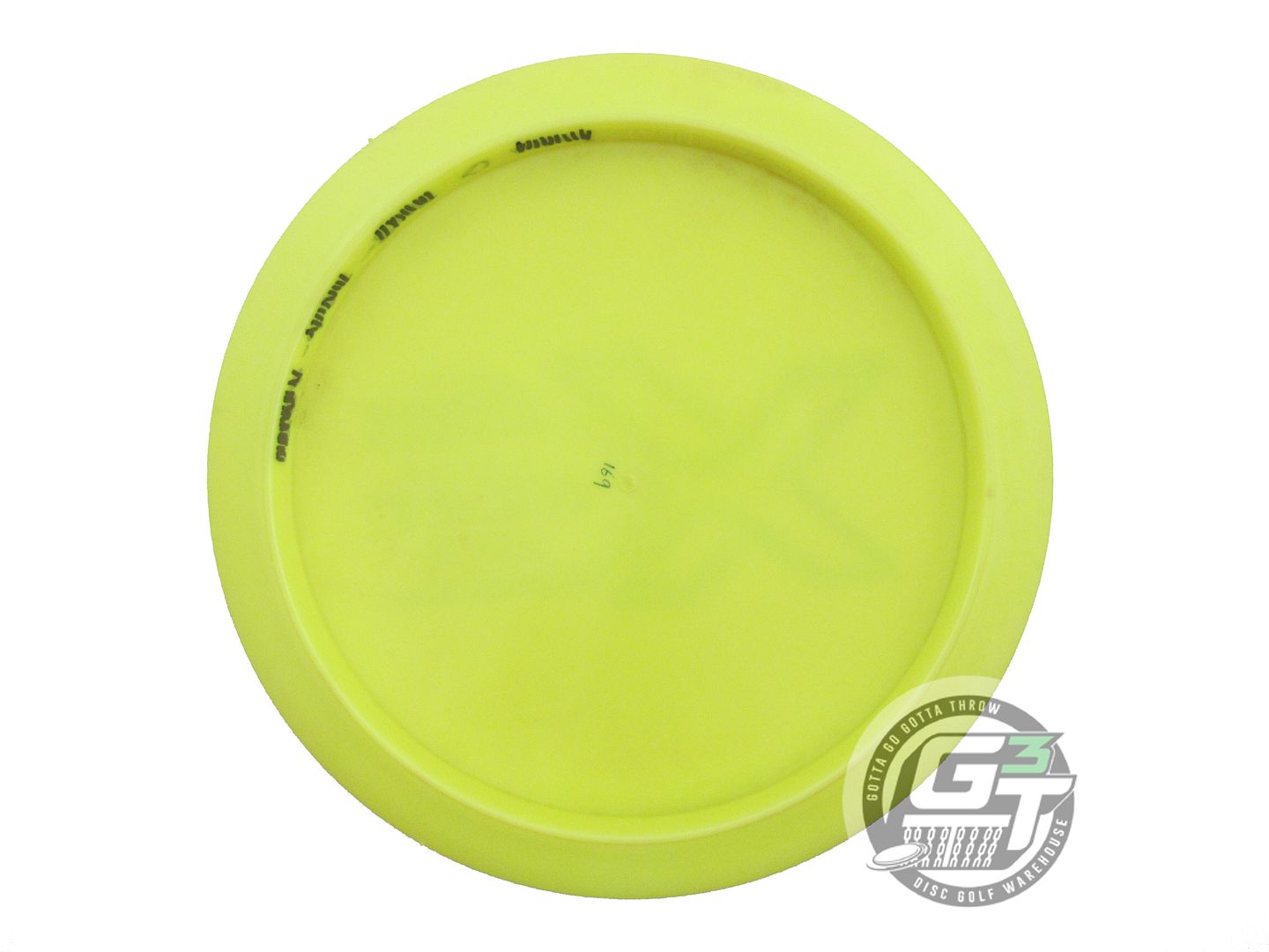 USED Discraft X Heat 169g Yellow Gold Shatter Foil Distance Driver Golf Disc