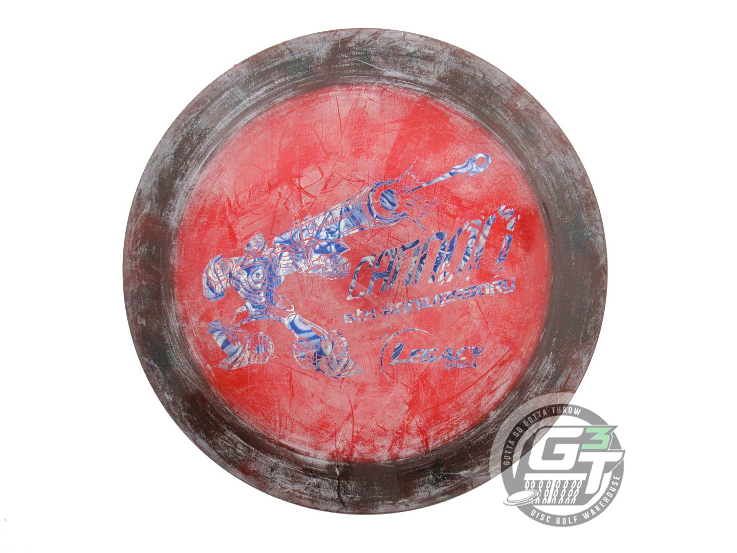 USED Legacy Discs [5 YEAR] Pinnacle Cannon 176g Red CHALKY Distance Driver Disc
