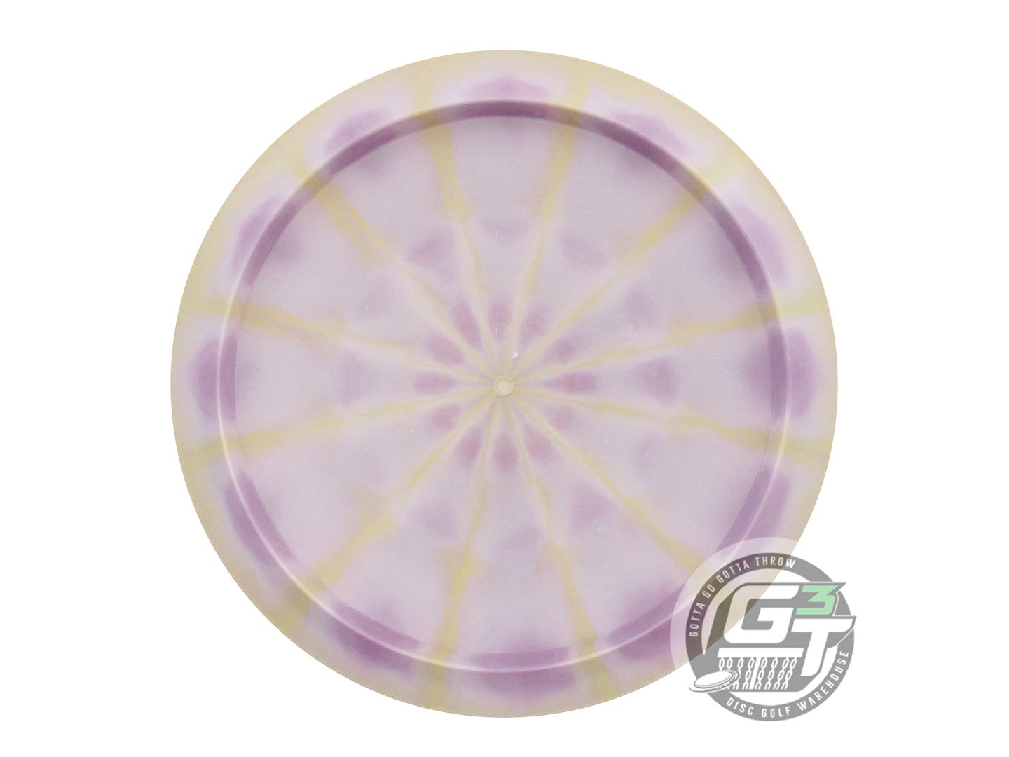 NOS DiscMania Lux Vapor PD 176g Yellow-Lilac Silver Stamp Driver Golf Disc