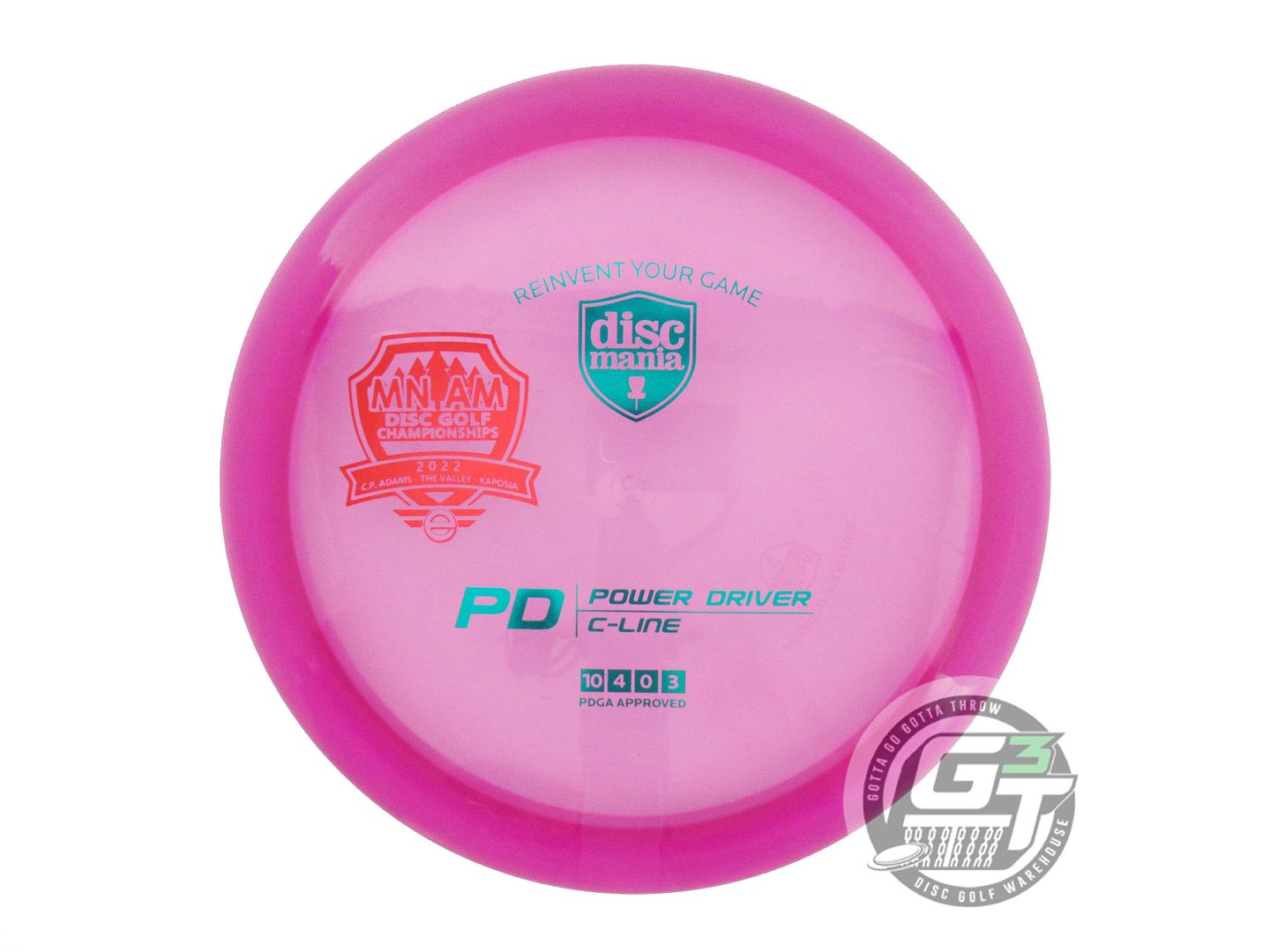 NOS DiscMania [MNADGC] C-Line PD 174g Magenta Teal Foil Distance Driver Disc